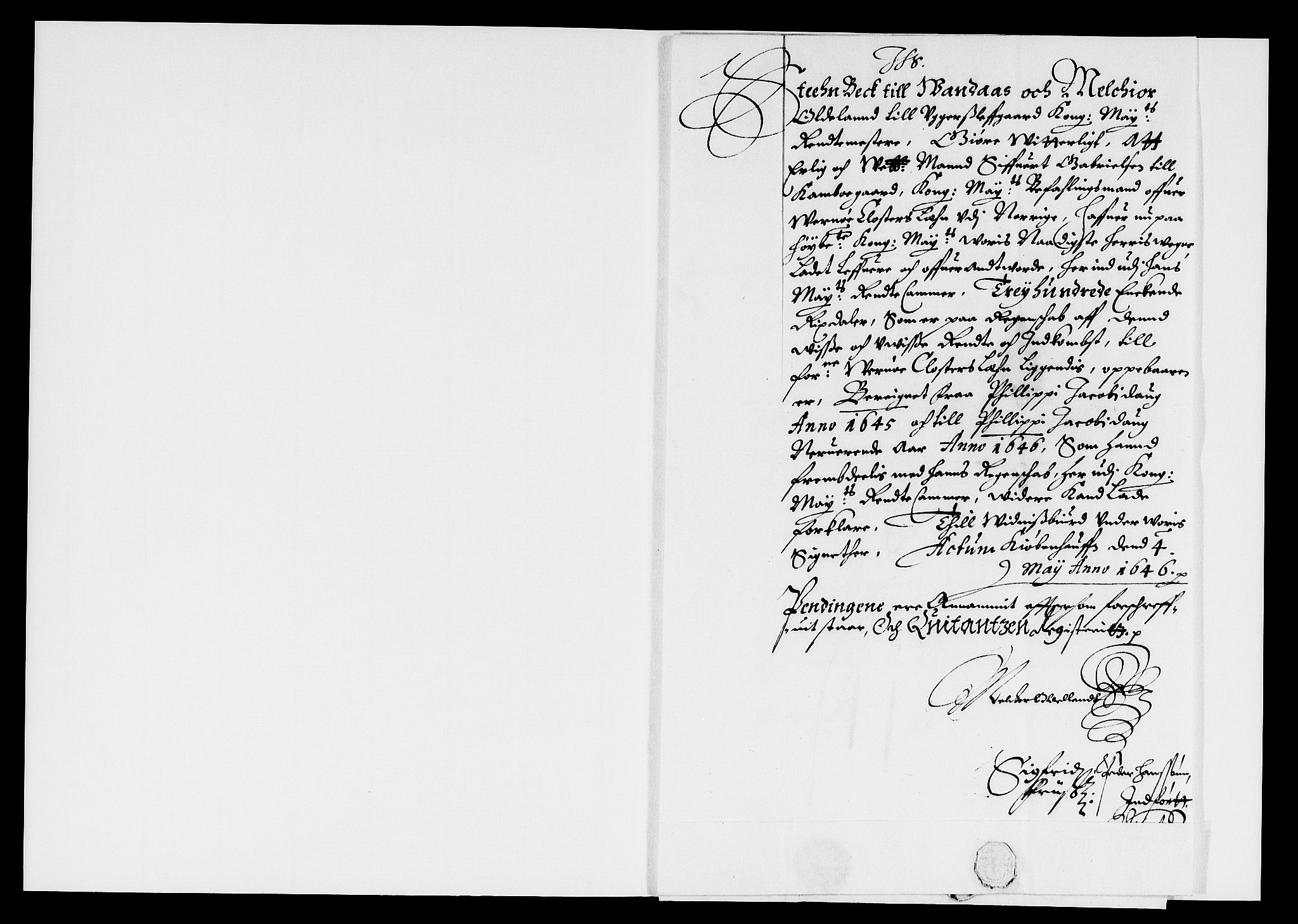 Rentekammeret inntil 1814, Reviderte regnskaper, Lensregnskaper, AV/RA-EA-5023/R/Rb/Rbg/L0007: Verne kloster len, 1623-1647