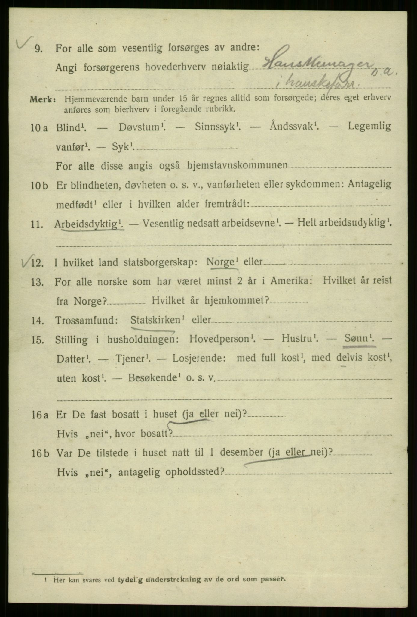 SAB, Folketelling 1920 for 1301 Bergen kjøpstad, 1920, s. 221307