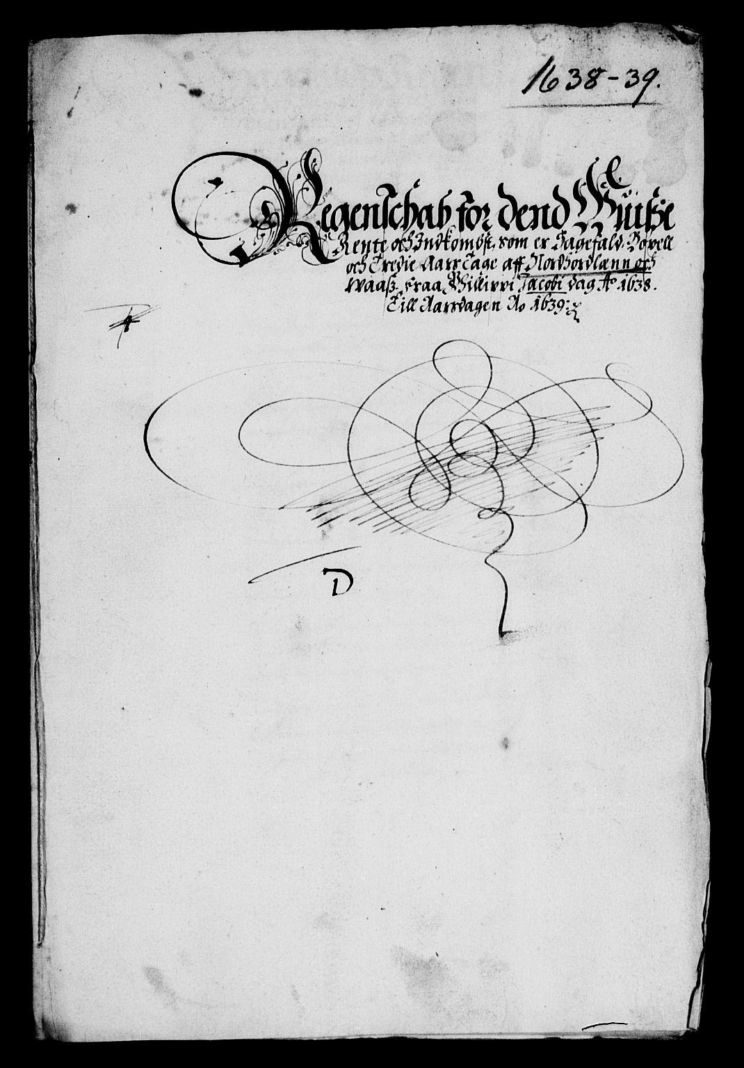 Rentekammeret inntil 1814, Reviderte regnskaper, Lensregnskaper, RA/EA-5023/R/Rb/Rbt/L0081: Bergenhus len, 1638-1639