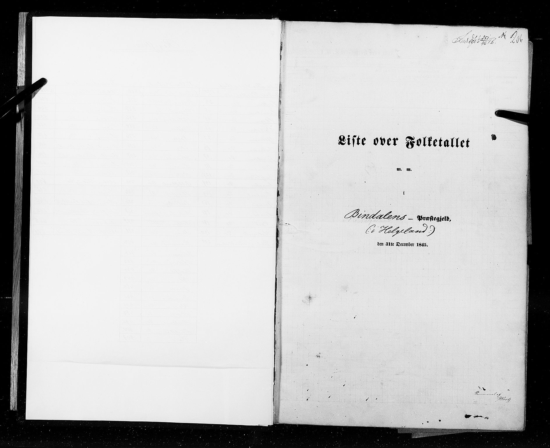 RA, Folketellingen 1845, bind 9B: Nordland amt, 1845, s. 206