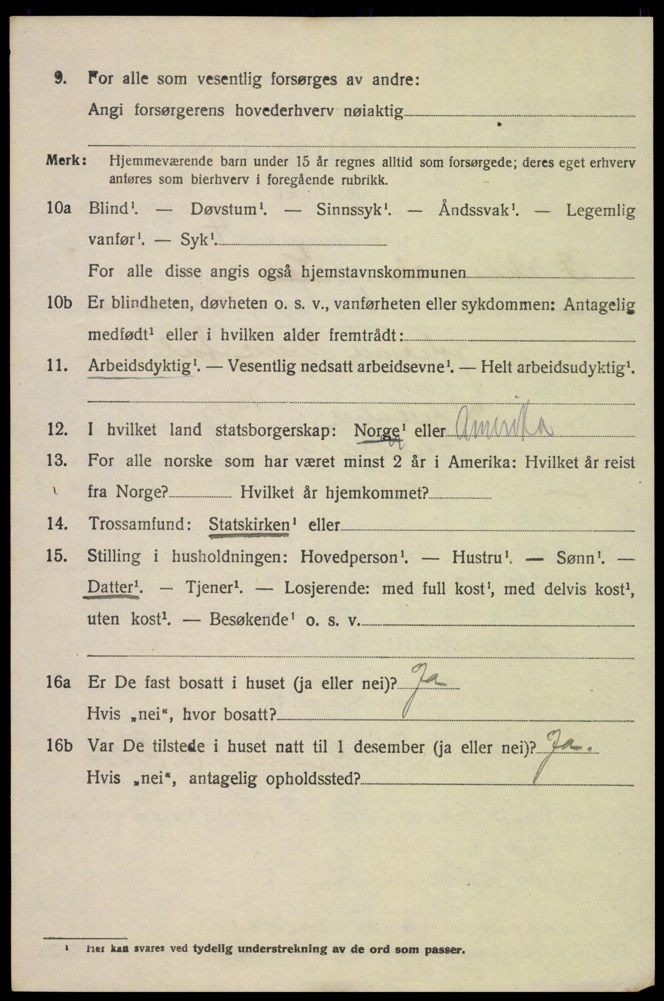SAK, Folketelling 1920 for 1004 Flekkefjord kjøpstad, 1920, s. 2059