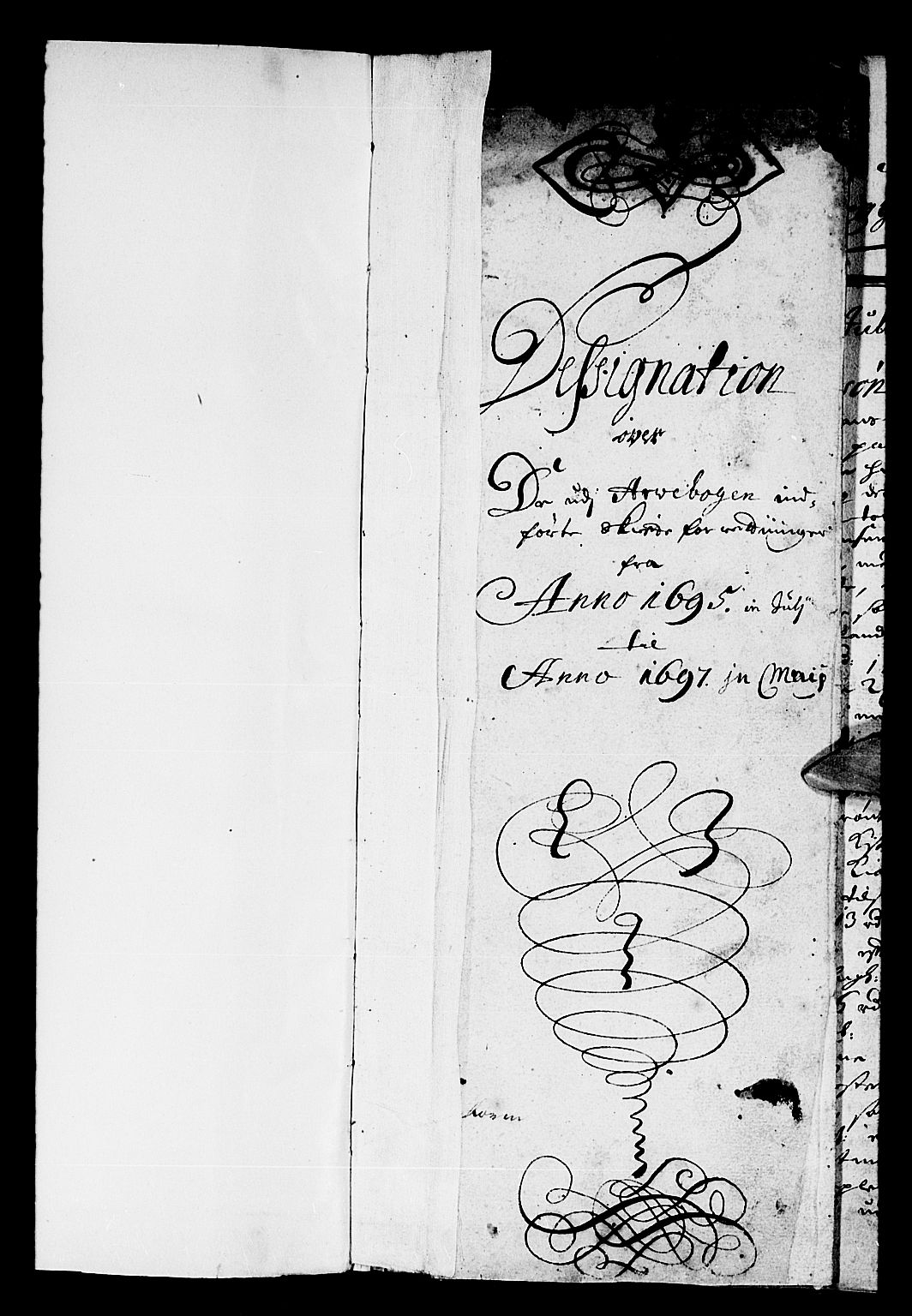 Lister sorenskriveri, AV/SAK-1221-0003/H/Hc/L0007: Skifteprotokoll nr 7 med register, 1695-1697