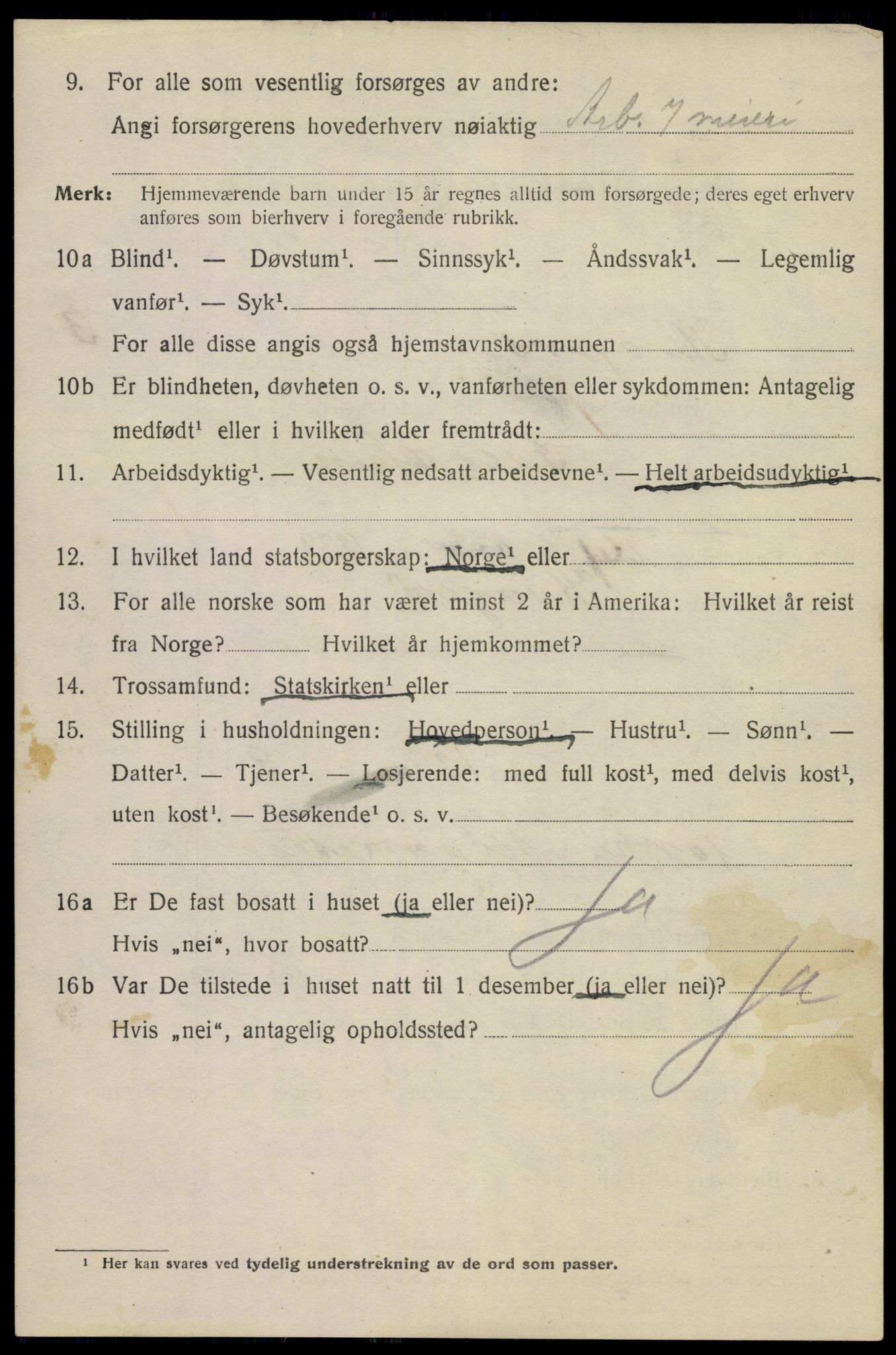 SAKO, Folketelling 1920 for 0801 Kragerø kjøpstad, 1920, s. 7278