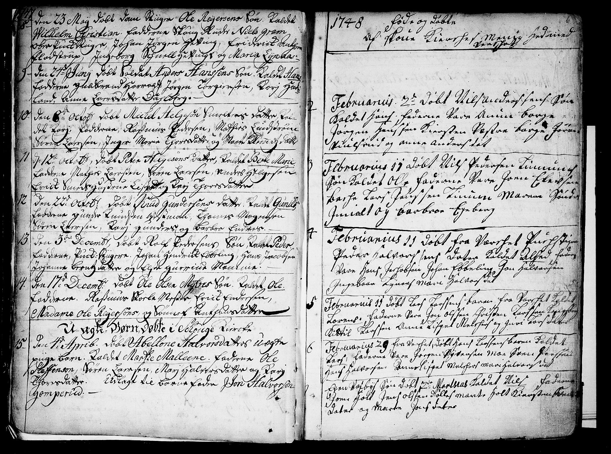 Skoger kirkebøker, SAKO/A-59/F/Fa/L0001: Ministerialbok nr. I 1, 1746-1814, s. 6