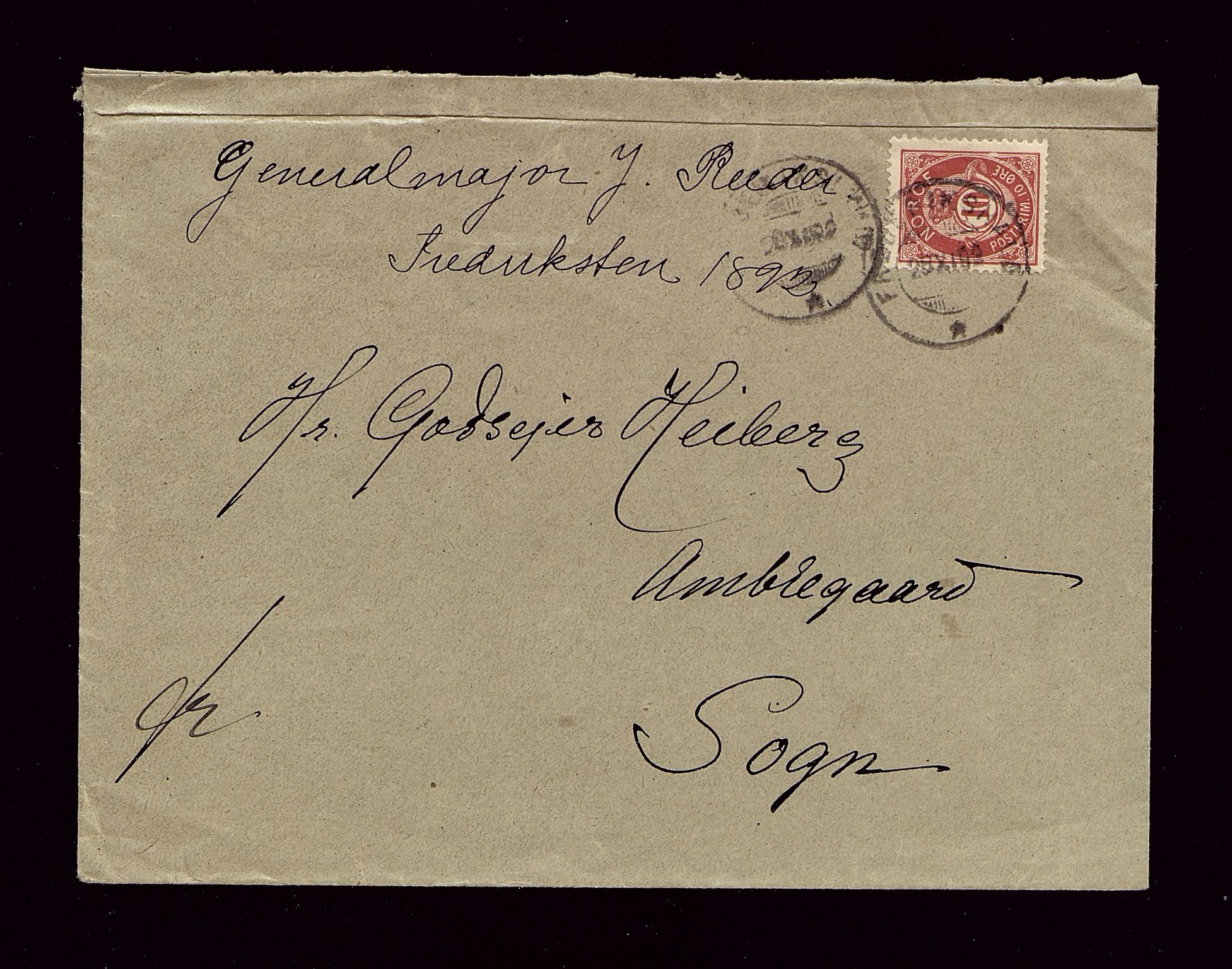 Øvre Amla, gnr. 106, VLFK/SFF-2013149/E/Ea/L0003/0017: O-Y / Ræder, Hans Jacob Theodor Wilhelm (1831- Generalmajor), 1892