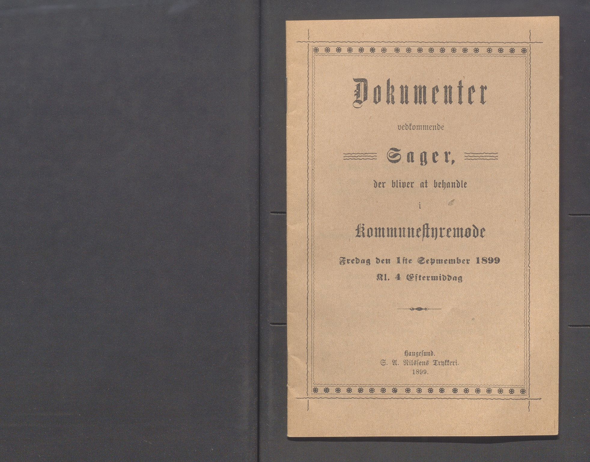 Haugesund kommune - Formannskapet og Bystyret, IKAR/A-740/A/Abb/L0001: Bystyreforhandlinger, 1889-1907, s. 241