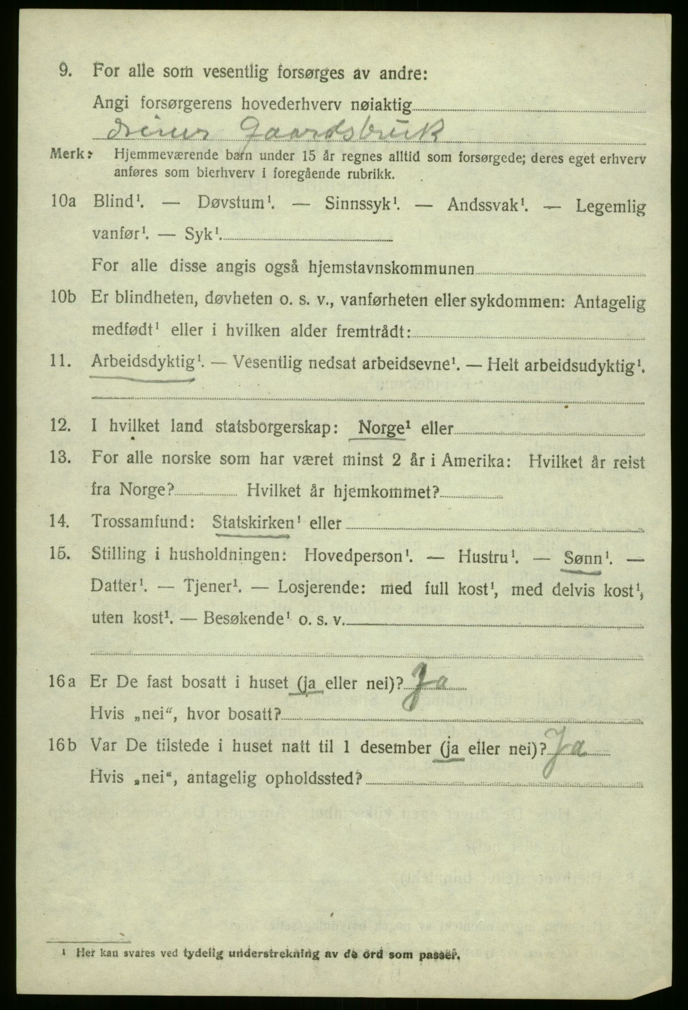 SAB, Folketelling 1920 for 1441 Selje herred, 1920, s. 4598