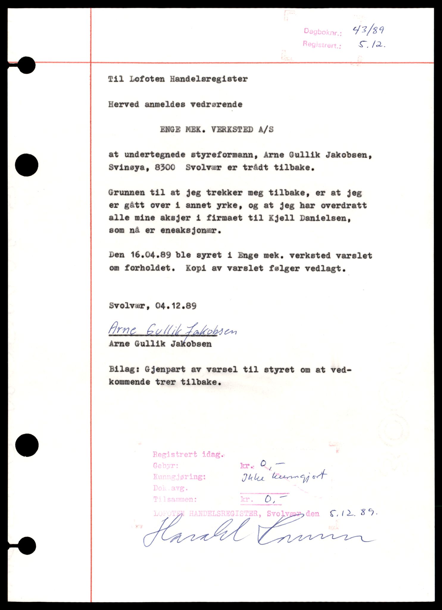 Lofoten sorenskriveri, SAT/A-0017/2/J/Jd/Jdc/L0005: Bilag, E-F, 1944-1990, s. 5