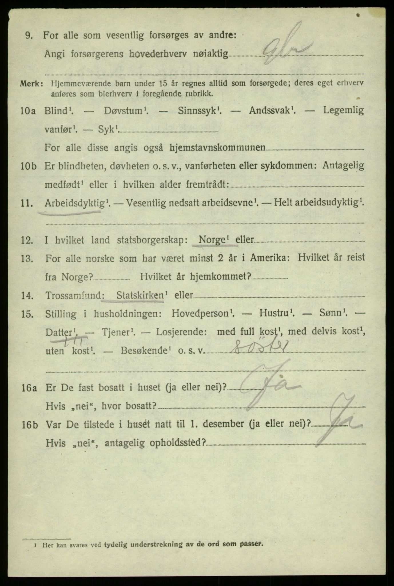 SAB, Folketelling 1920 for 1246 Fjell herred, 1920, s. 6379