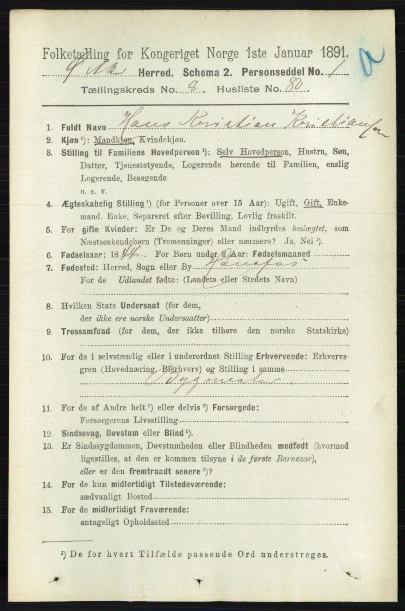 RA, Folketelling 1891 for 0218 Aker herred, 1891, s. 7907