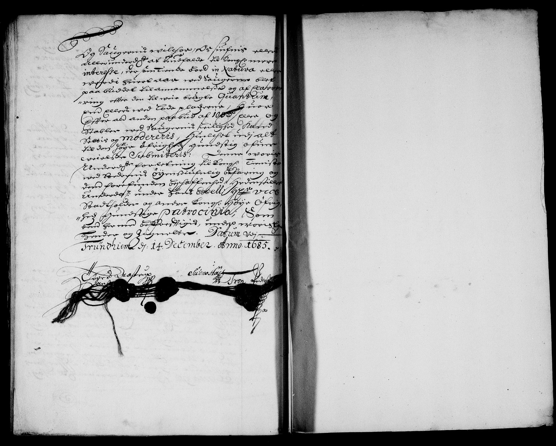 Danske Kanselli, Skapsaker, AV/RA-EA-4061/F/L0005: Skap 8, pakke 103B-104, 1683-1689, s. 248