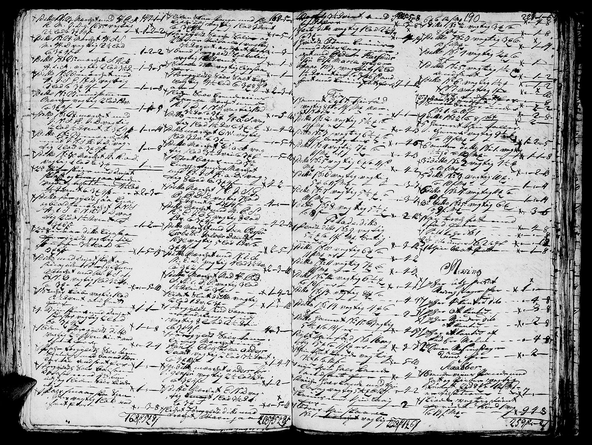 Helgeland sorenskriveri, AV/SAT-A-0004/3/3A/L0039: Konseptprotokoll 24, 1757, s. 189b-190a