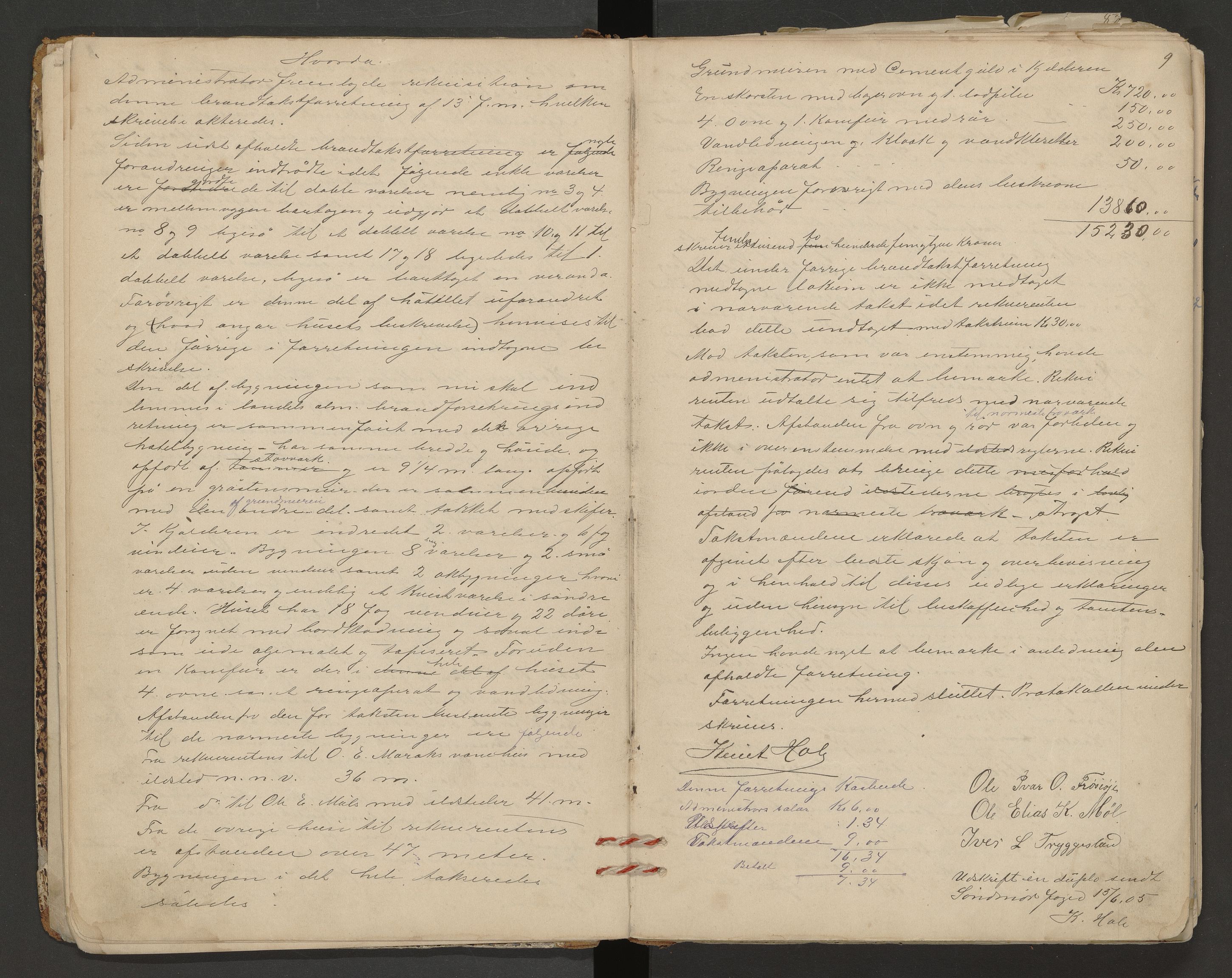 Norges Brannkasse Sunnylven, AV/SAT-A-5491/Fa/L0002: Branntakstprotokoll, 1891-1951, s. 9