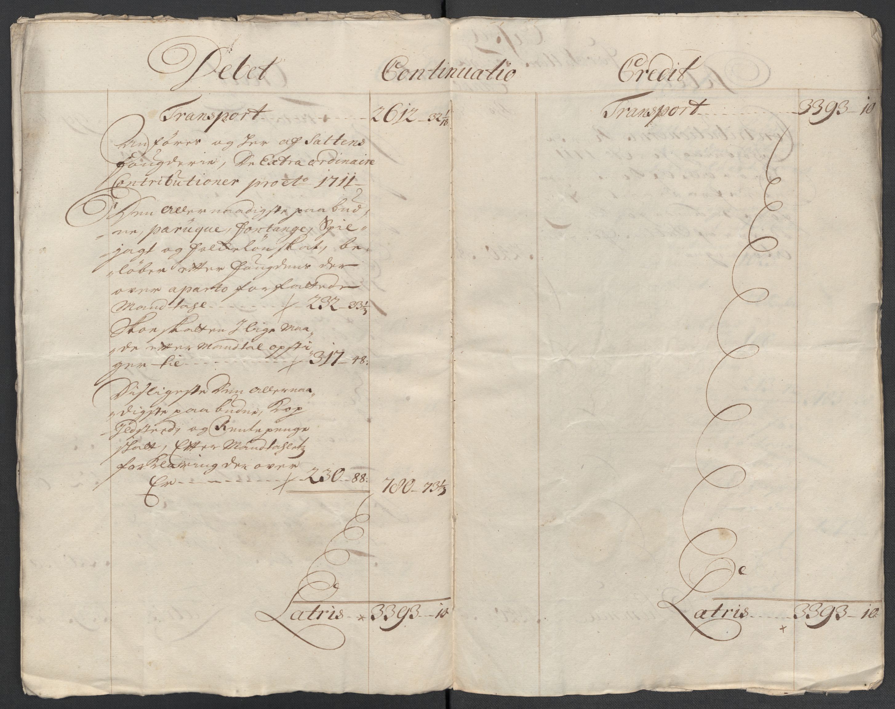 Rentekammeret inntil 1814, Reviderte regnskaper, Fogderegnskap, RA/EA-4092/R66/L4582: Fogderegnskap Salten, 1711-1712, s. 18