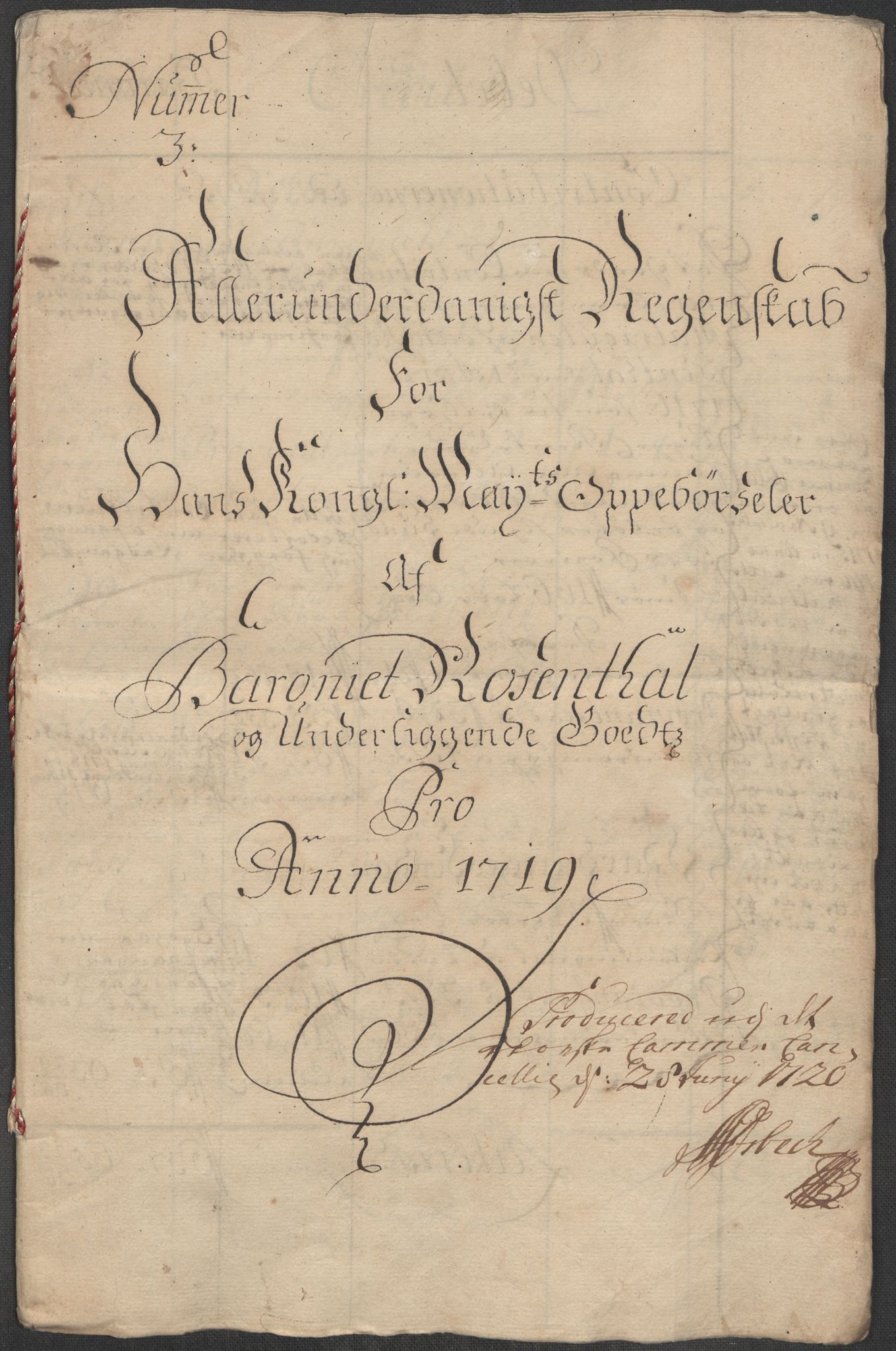 Rentekammeret inntil 1814, Reviderte regnskaper, Fogderegnskap, AV/RA-EA-4092/R49/L3140: Fogderegnskap Rosendal Baroni, 1718-1720, s. 94