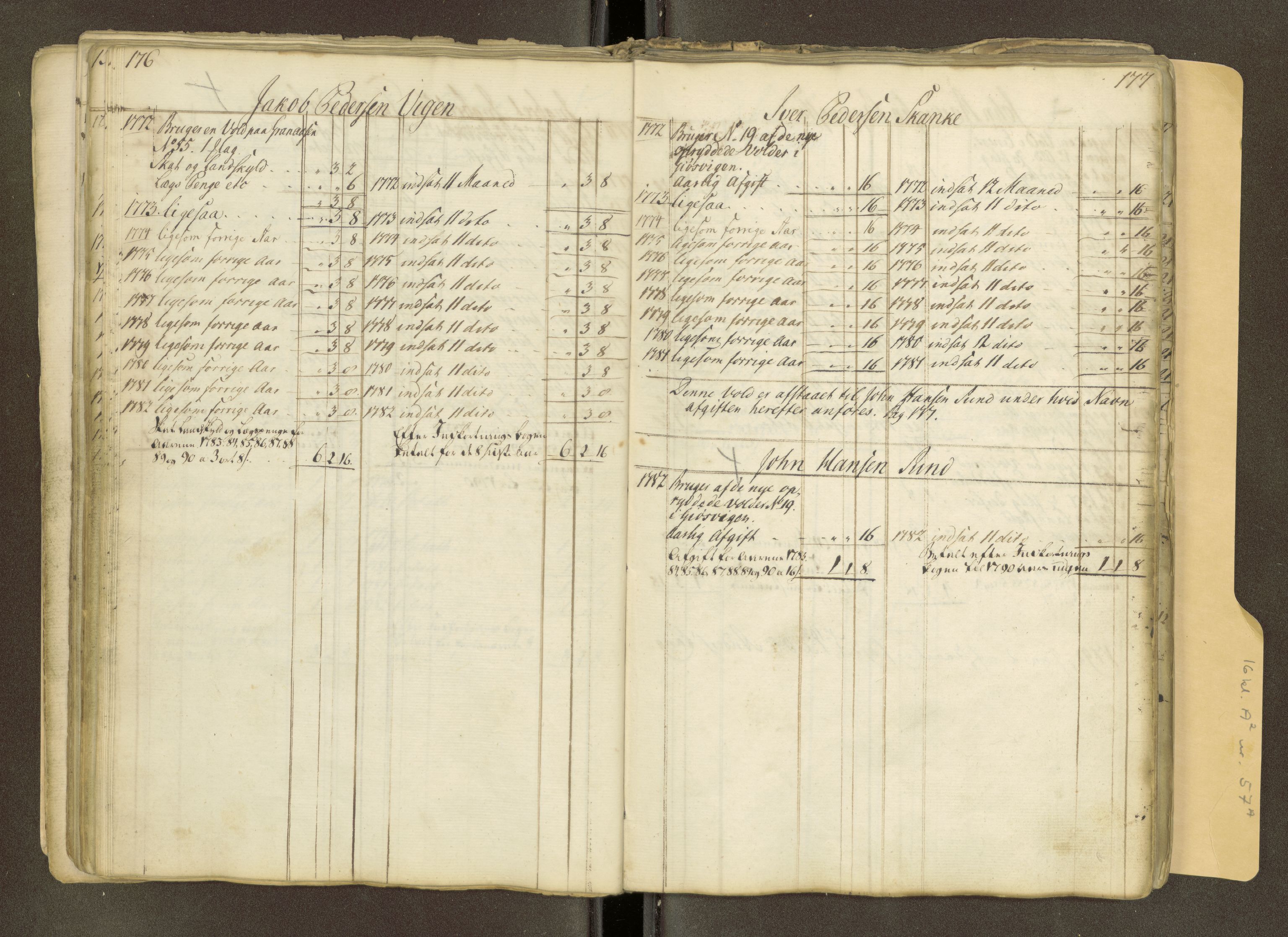 Røros kobberverk, AV/SAT-PA-0211/1/16/16A2/L0018: Jordegodset i det hele vedkommende, 1739-1828, s. 102