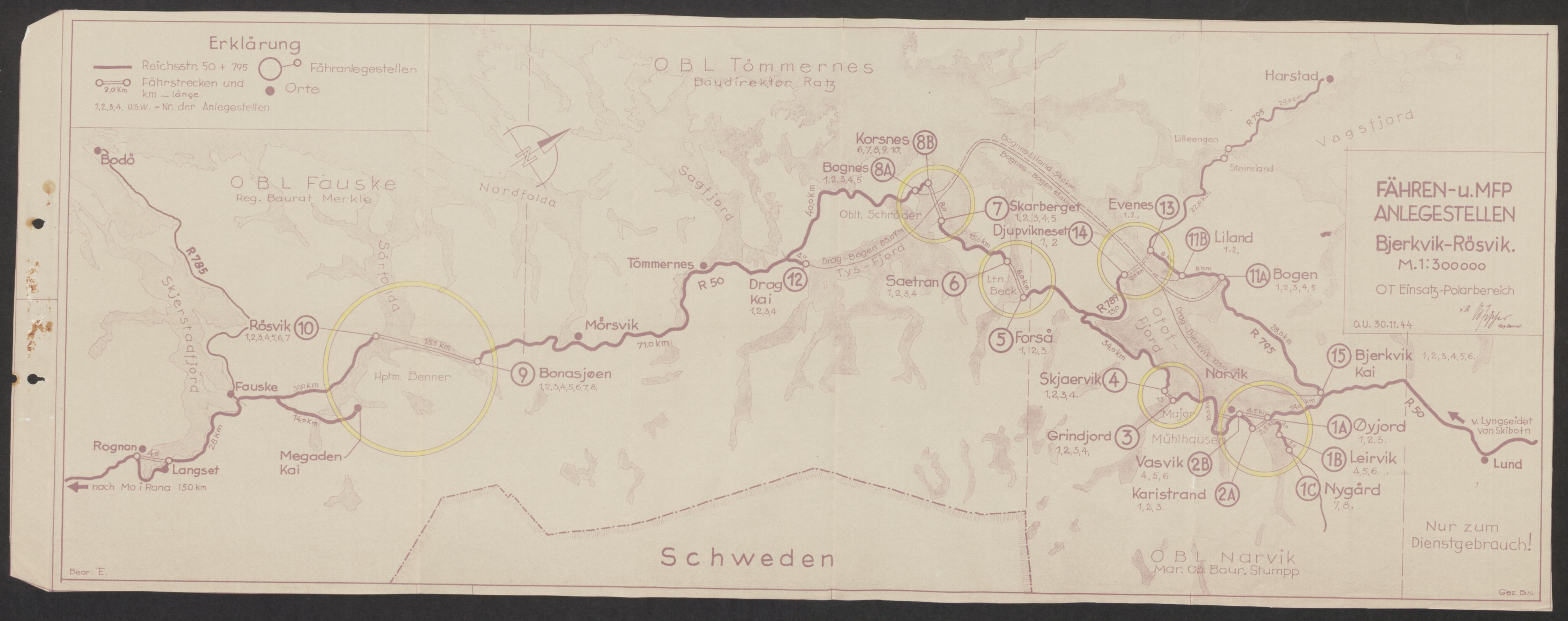 Tyske arkiver, Organisation Todt (OT), Einsatzgruppe Wiking, AV/RA-RAFA-2188/1/E/E2/E2d/L0023: Fähren und Anlegen, 1942-1944, s. 4