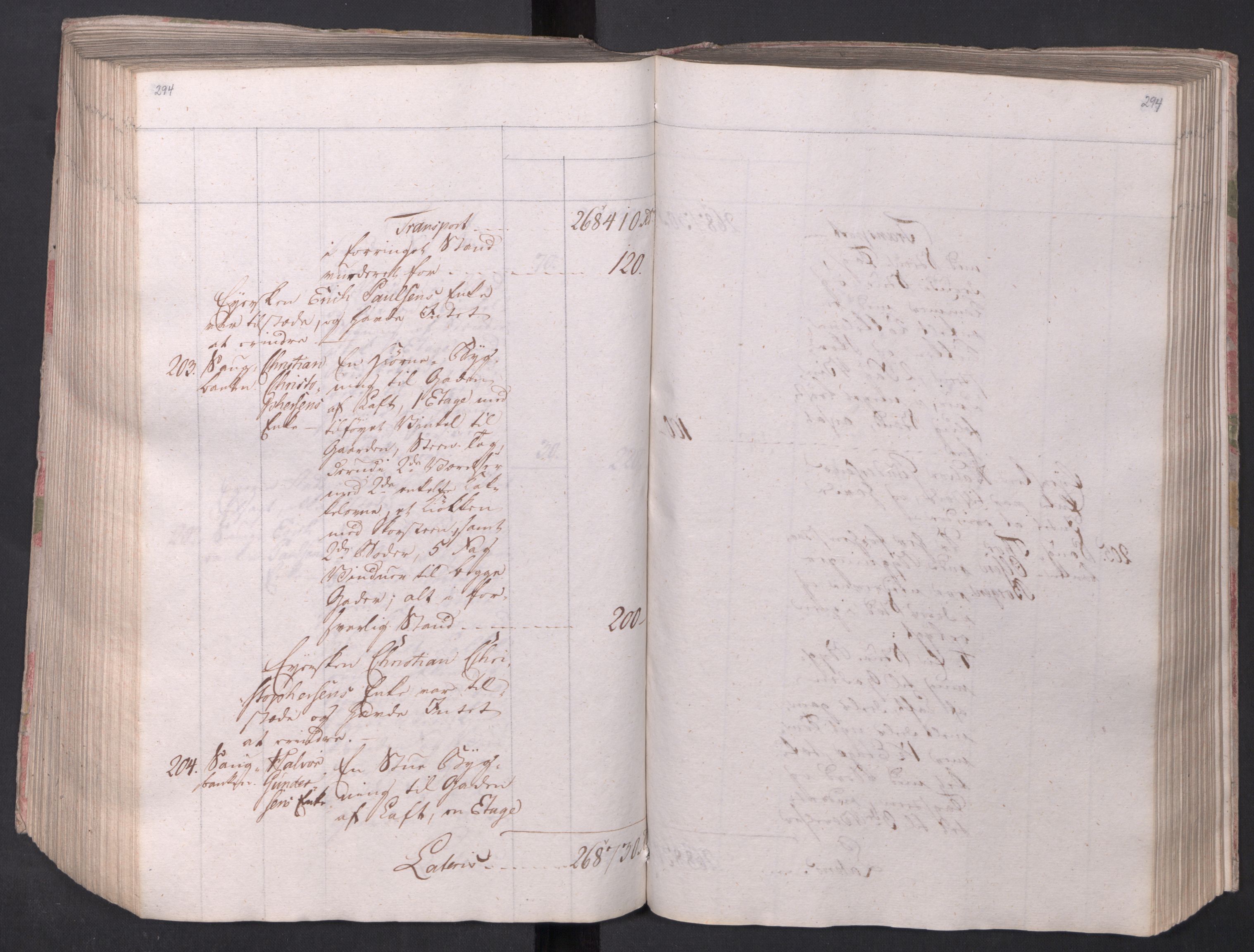 Kristiania stiftamt, AV/SAO-A-10386/I/Ia/L0015: Branntakster, 1797, s. 294