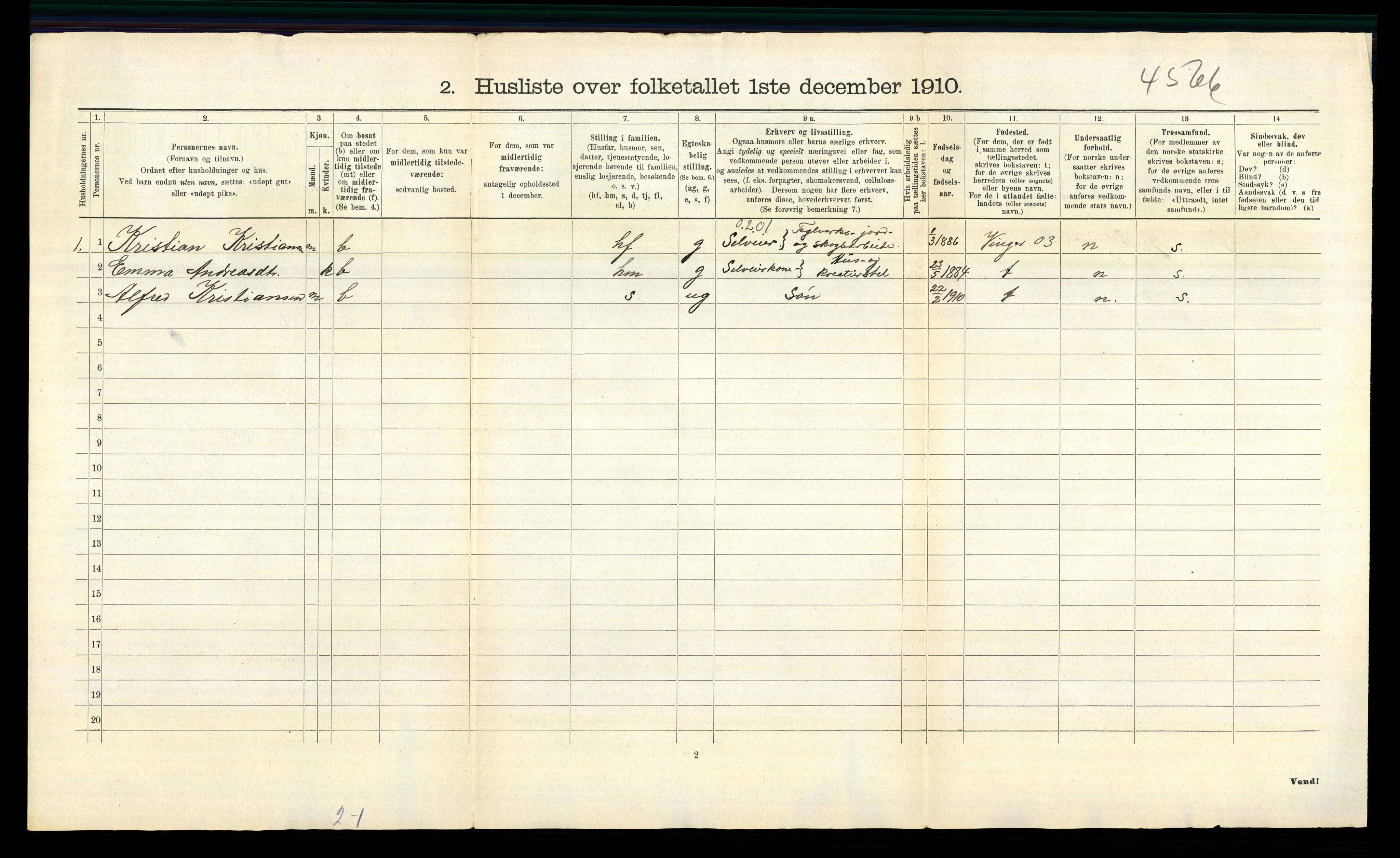 RA, Folketelling 1910 for 0419 Sør-Odal herred, 1910, s. 77