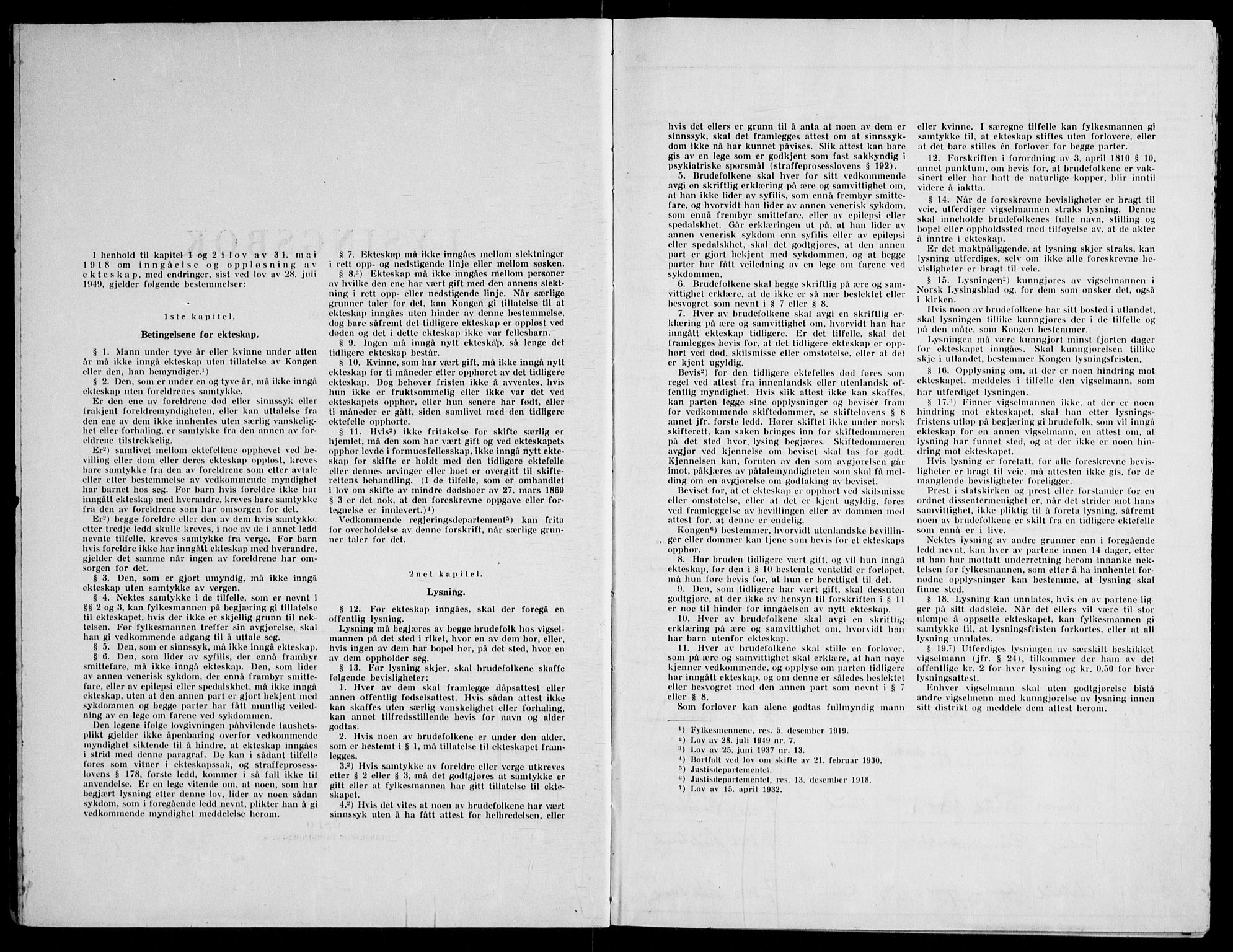 Krødsherad kirkebøker, AV/SAKO-A-19/H/Ha/L0002: Lysningsprotokoll nr. 2, 1953-1974