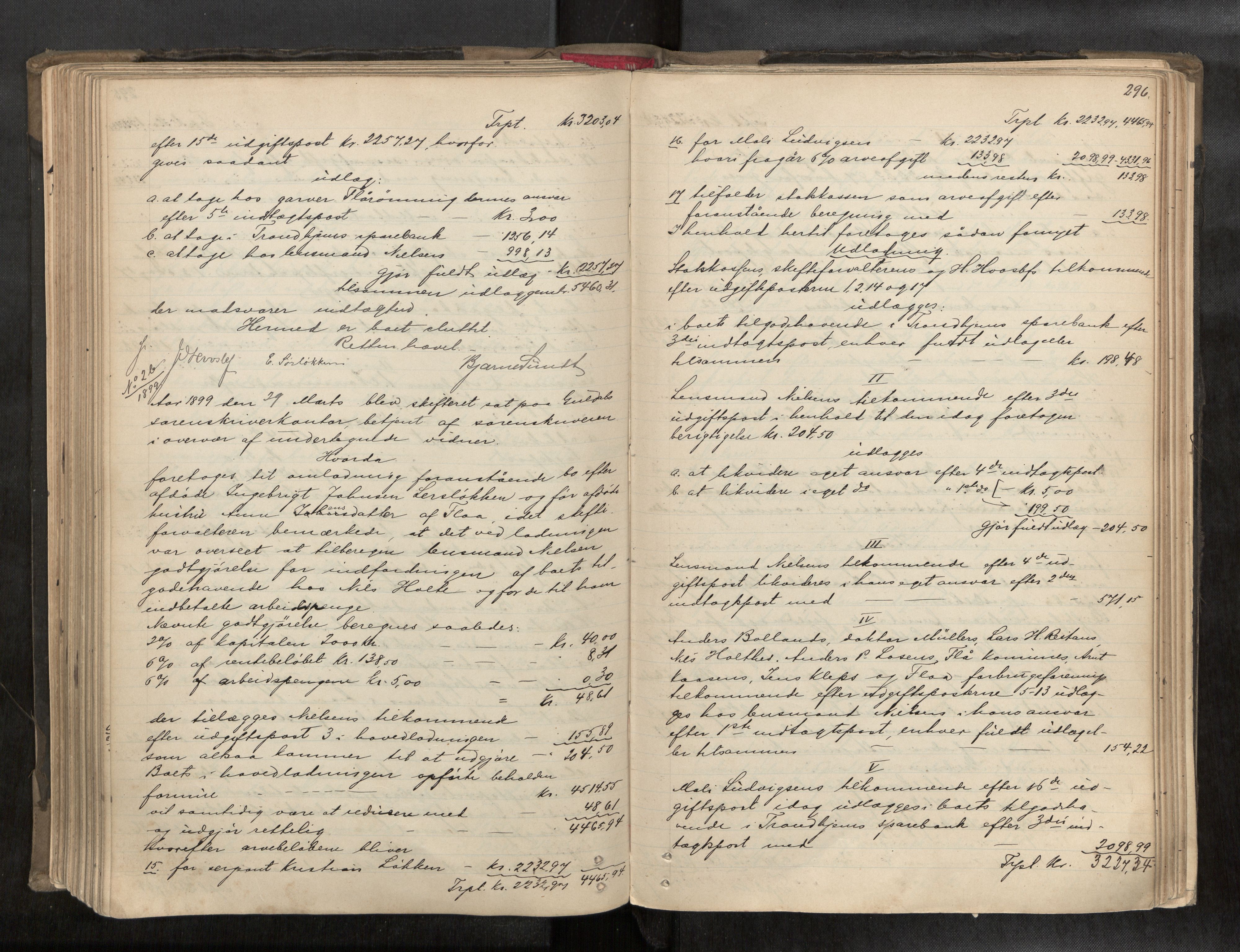 Gauldal sorenskriveri, AV/SAT-A-0014/1/3/3A/L0015: Skifteslutningsprotokoll  2, 1889-1902, s. 296