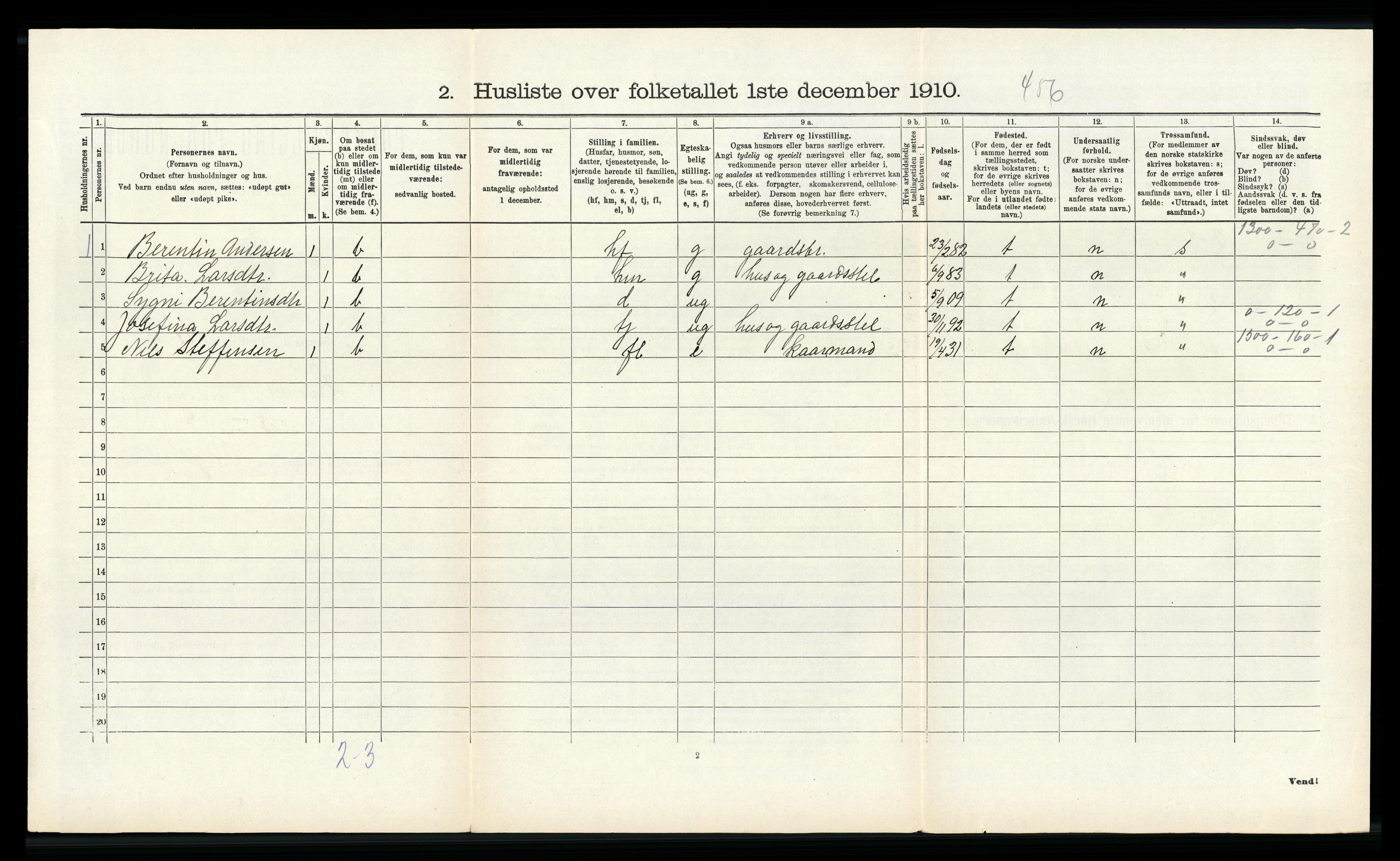 RA, Folketelling 1910 for 1254 Hamre herred, 1910, s. 775