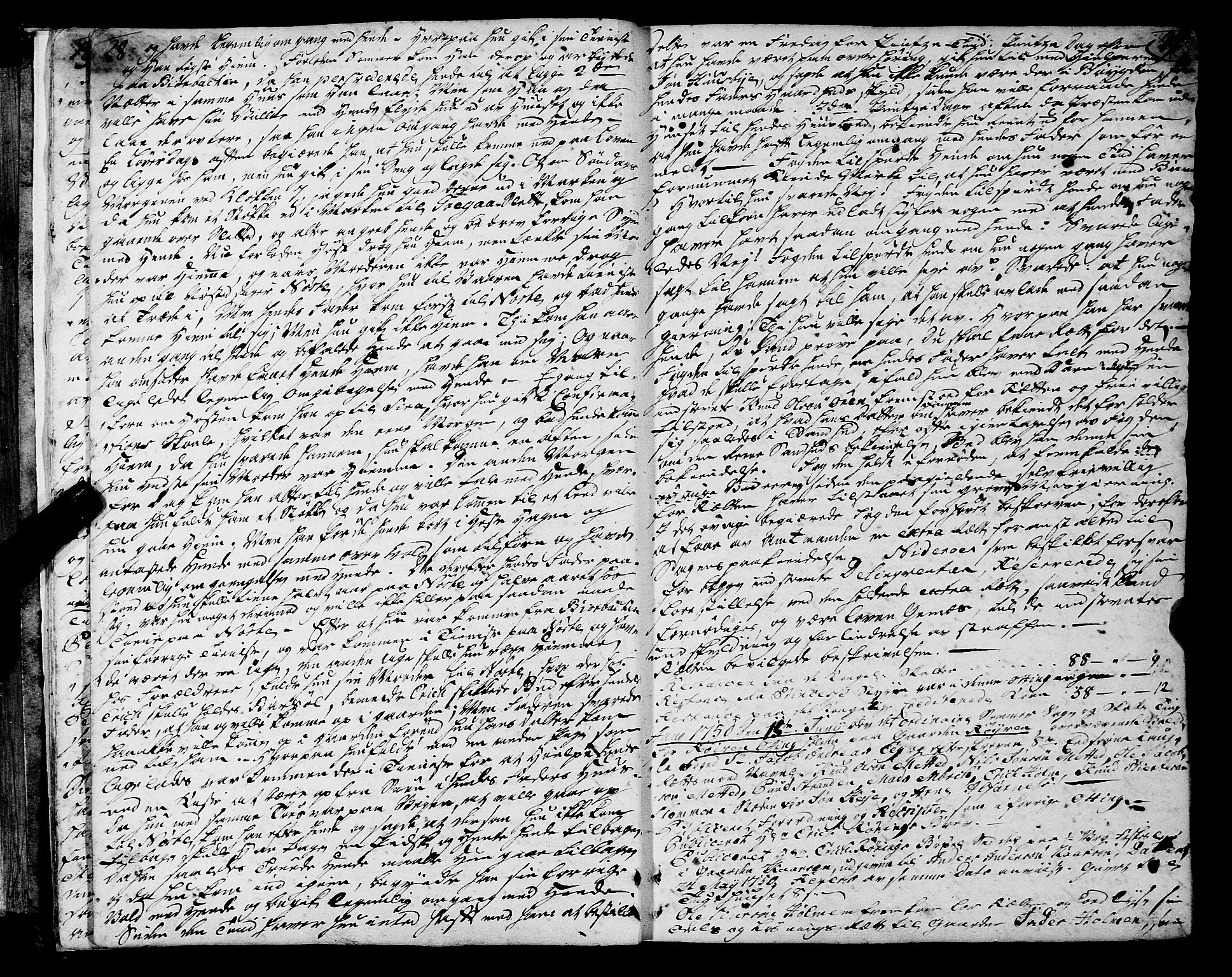 Romsdal sorenskriveri, SAT/A-4149/1/1/1A/L0013: Tingbok, 1749-1757, s. 28-29