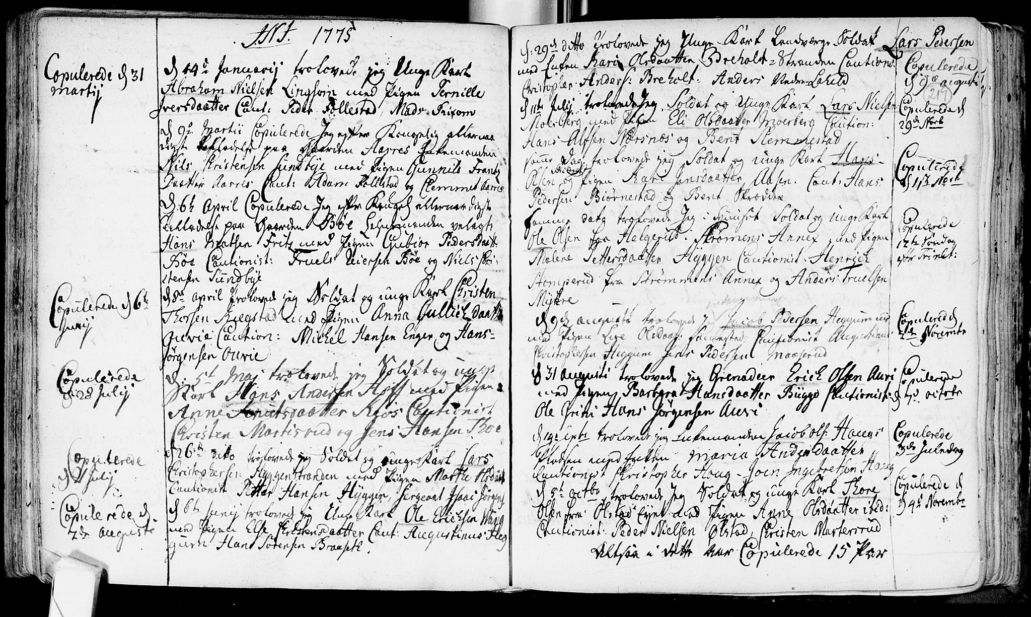 Røyken kirkebøker, SAKO/A-241/F/Fa/L0002: Ministerialbok nr. 2, 1731-1782, s. 219