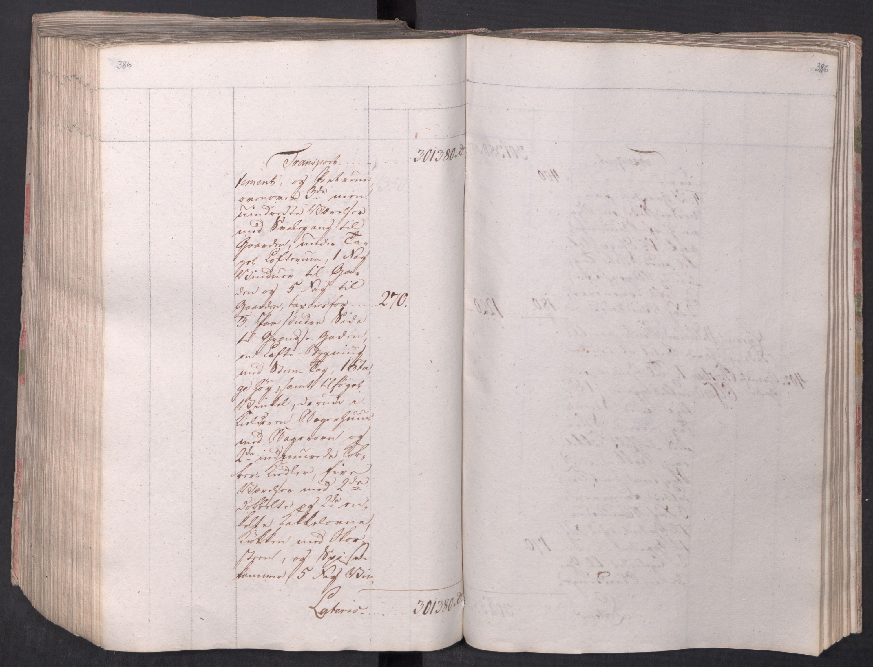 Kristiania stiftamt, AV/SAO-A-10386/I/Ia/L0015: Branntakster, 1797, s. 386
