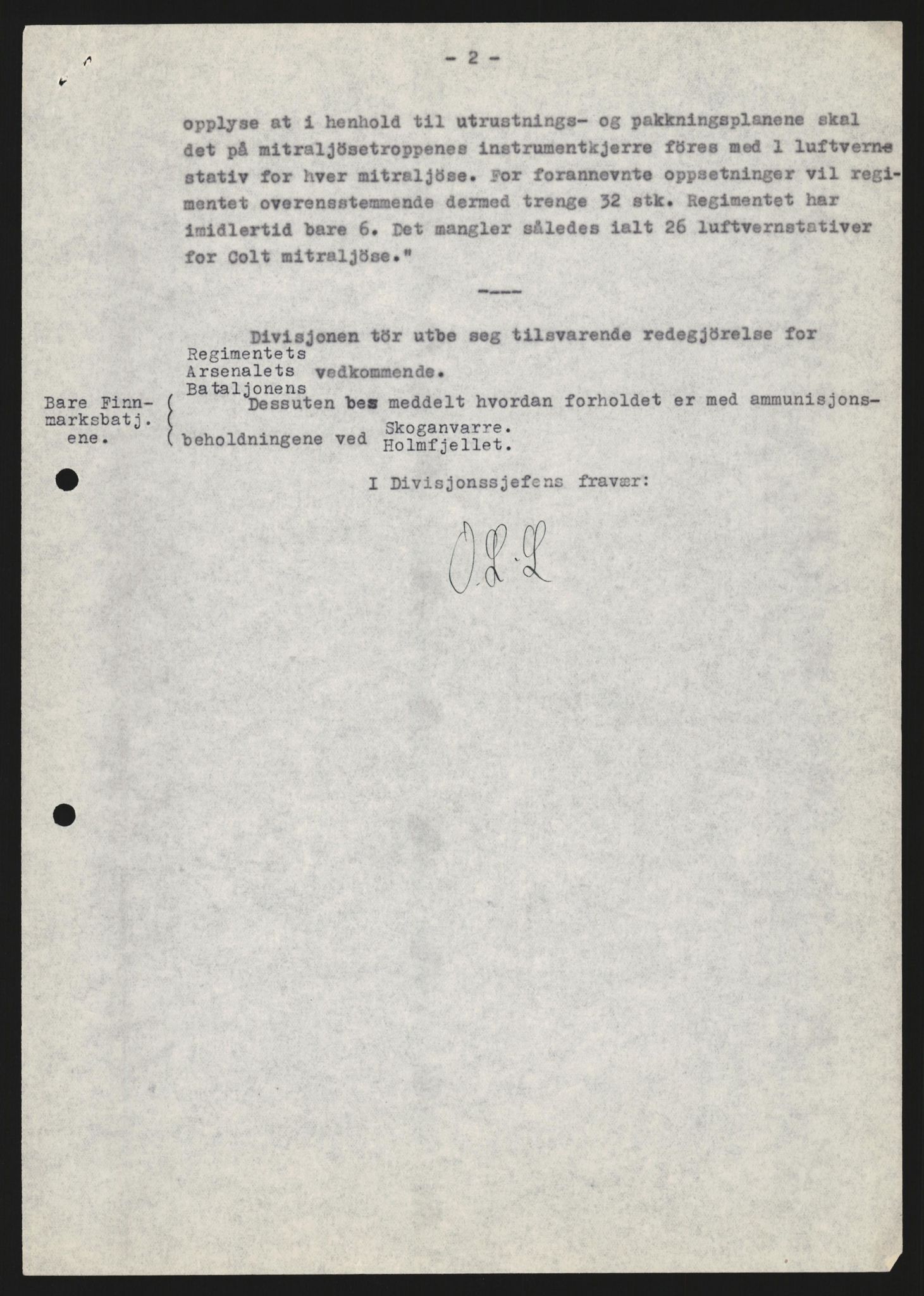Forsvaret, Forsvarets krigshistoriske avdeling, AV/RA-RAFA-2017/Y/Yb/L0121: II-C-11-600  -  6. Divisjon med avdelinger, 1939-1940, s. 30
