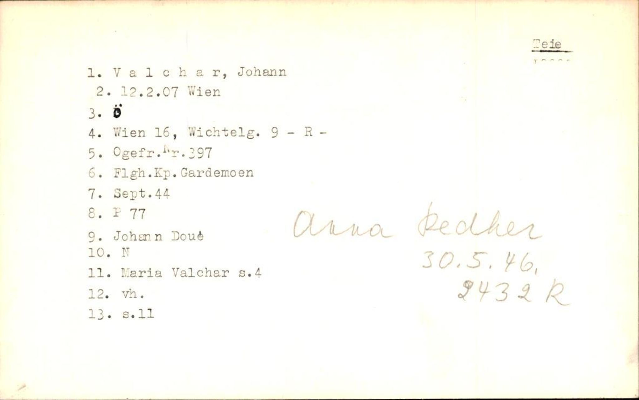 Hjemsendte tyskere , RA/RAFA-6487/D/Db/L0027: Taube-Vydra, 1945-1947, s. 978