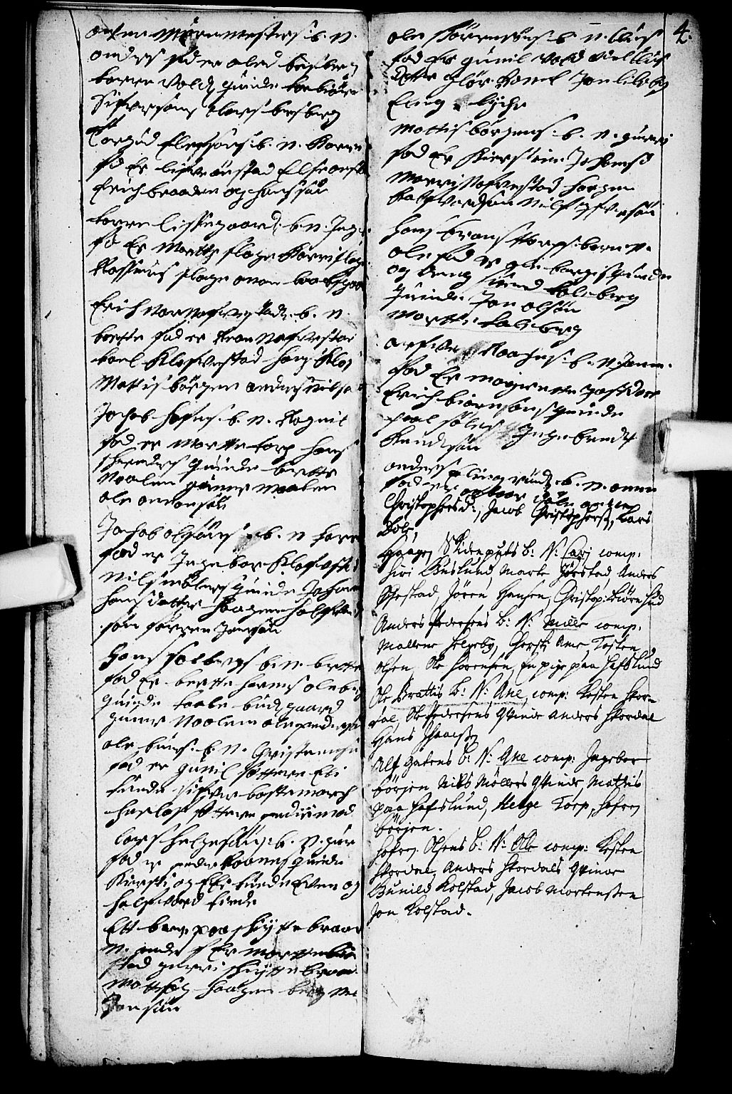 Skjeberg prestekontor Kirkebøker, AV/SAO-A-10923/F/Fa/L0001: Ministerialbok nr. I 1, 1702-1725, s. 4
