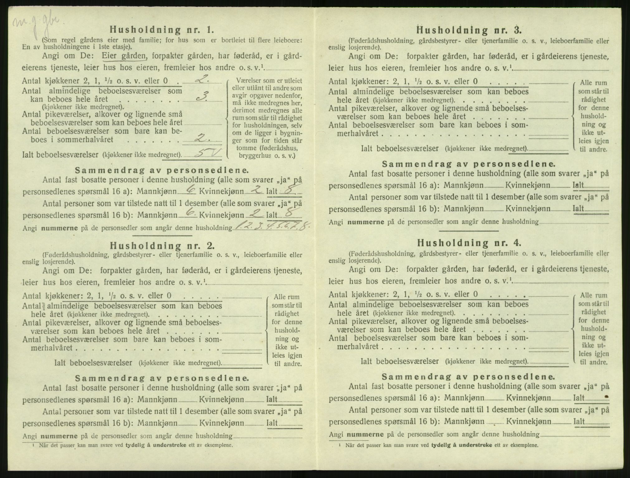 SAT, Folketelling 1920 for 1517 Hareid herred, 1920, s. 394