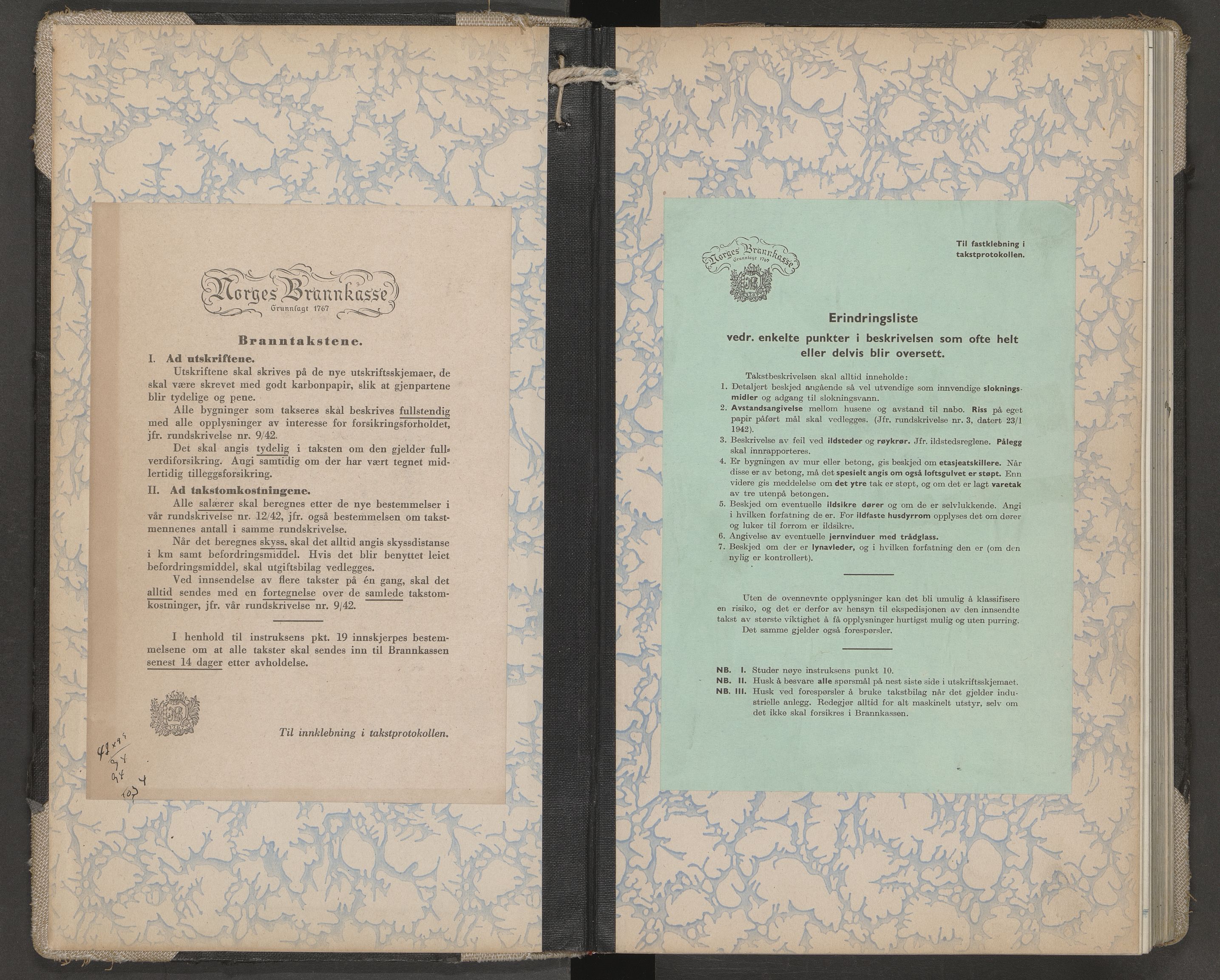 Fiskum lensmannskontor, SAKO/A-531/Y/Yb/Yba/L0005: Brantakstprotokoll, 1946-1952
