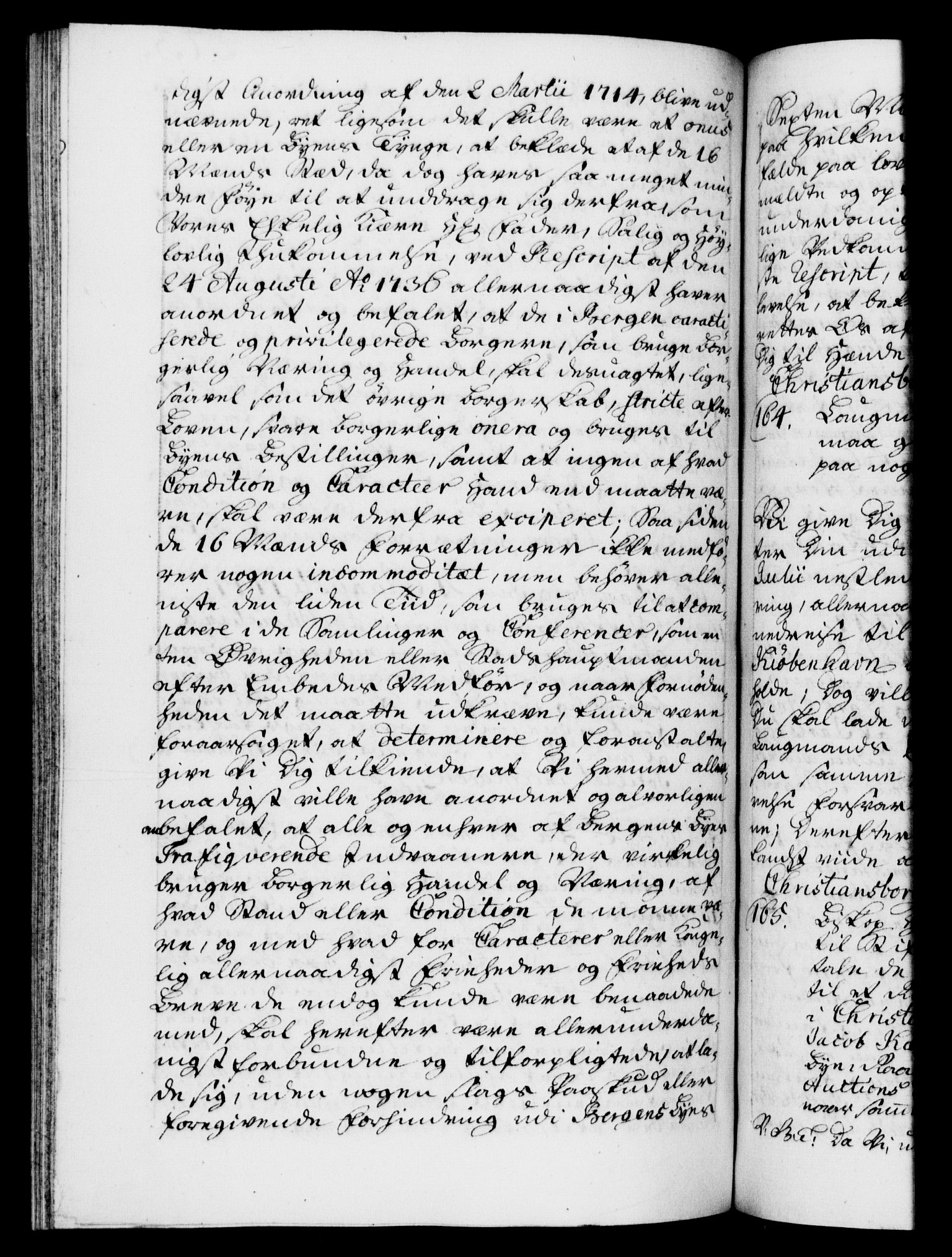Danske Kanselli 1572-1799, AV/RA-EA-3023/F/Fc/Fca/Fcab/L0031: Norske tegnelser, 1746-1748, s. 273b