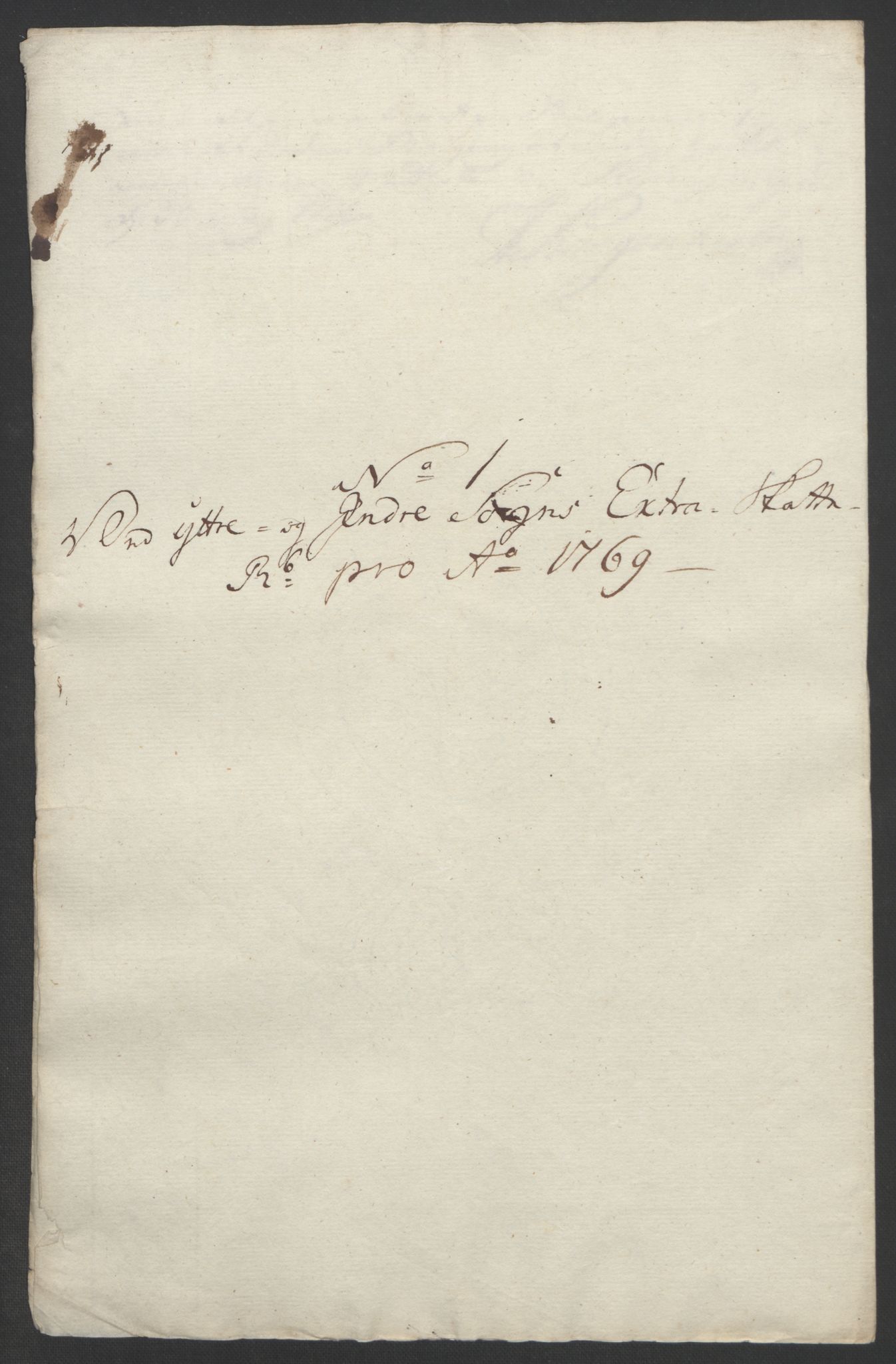 Rentekammeret inntil 1814, Realistisk ordnet avdeling, RA/EA-4070/Ol/L0018: [Gg 10]: Ekstraskatten, 23.09.1762. Sogn, 1762-1772, s. 232