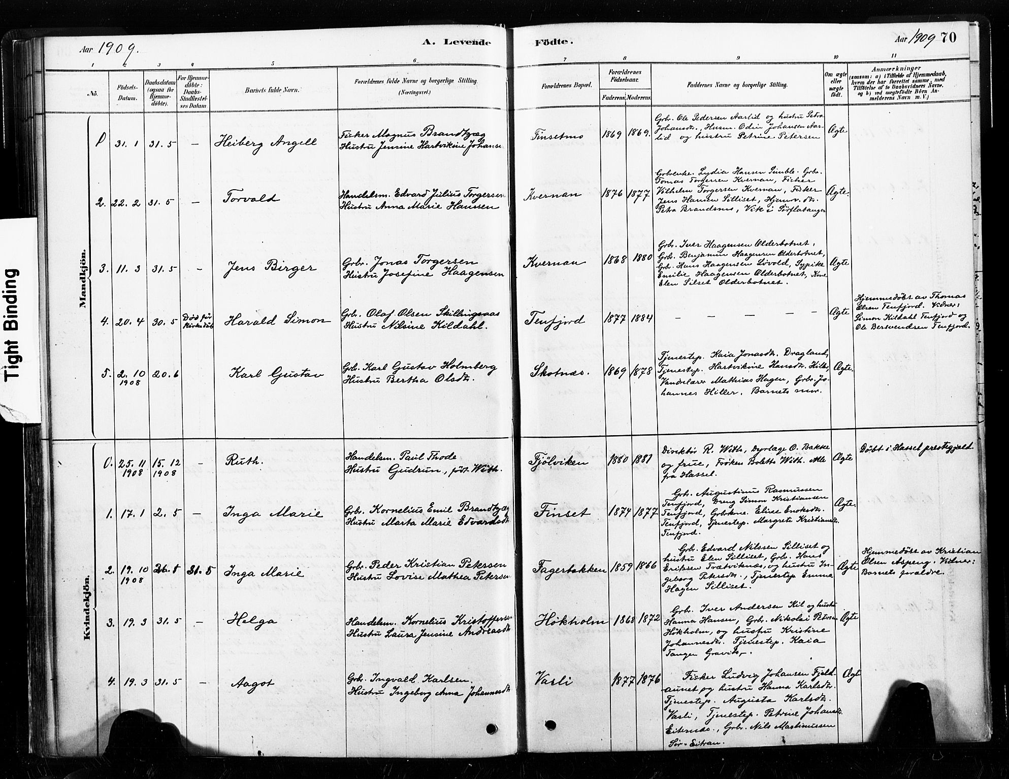 Ministerialprotokoller, klokkerbøker og fødselsregistre - Nord-Trøndelag, SAT/A-1458/789/L0705: Ministerialbok nr. 789A01, 1878-1910, s. 70