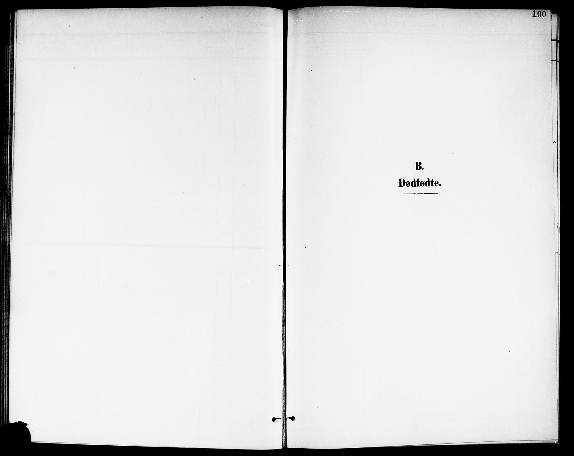 Aurskog prestekontor Kirkebøker, SAO/A-10304a/G/Ga/L0004: Klokkerbok nr. I 4, 1901-1921, s. 100