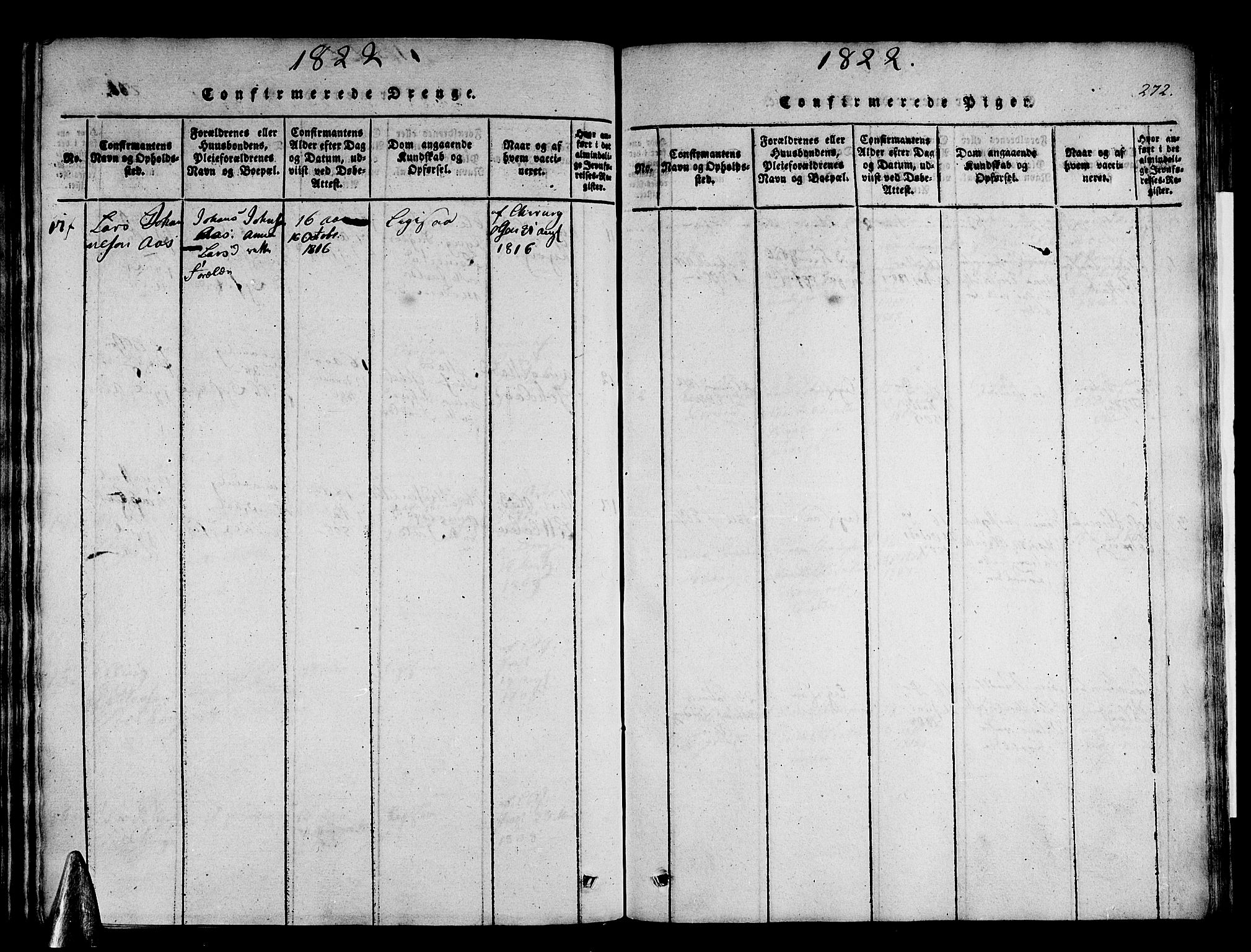 Stord sokneprestembete, AV/SAB-A-78201/H/Haa: Ministerialbok nr. A 5, 1816-1825, s. 272