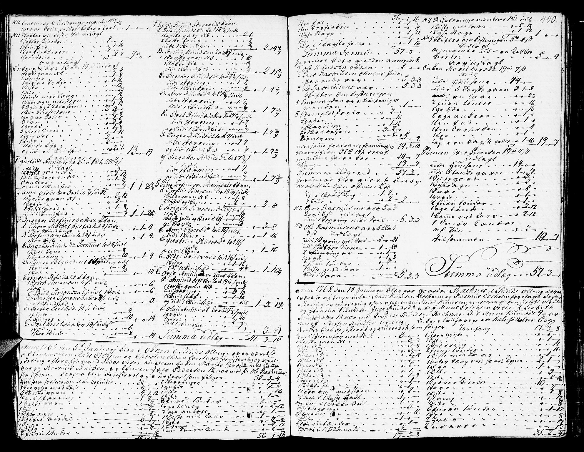 Romsdal sorenskriveri, AV/SAT-A-4149/1/3/3A/L0009: Skifteprotokoll, 1761-1773, s. 439b-440a