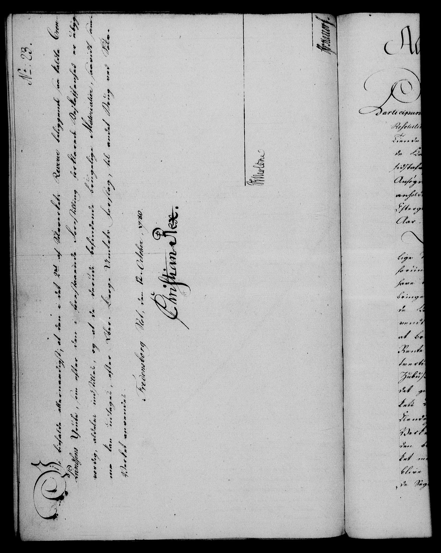 Rentekammeret, Renteskriverkontorene, AV/RA-EA-3115/M/Mf/Mfa/L0002: Resolusjonsprotokoll med register (merket RK 54.2), 1778-1780