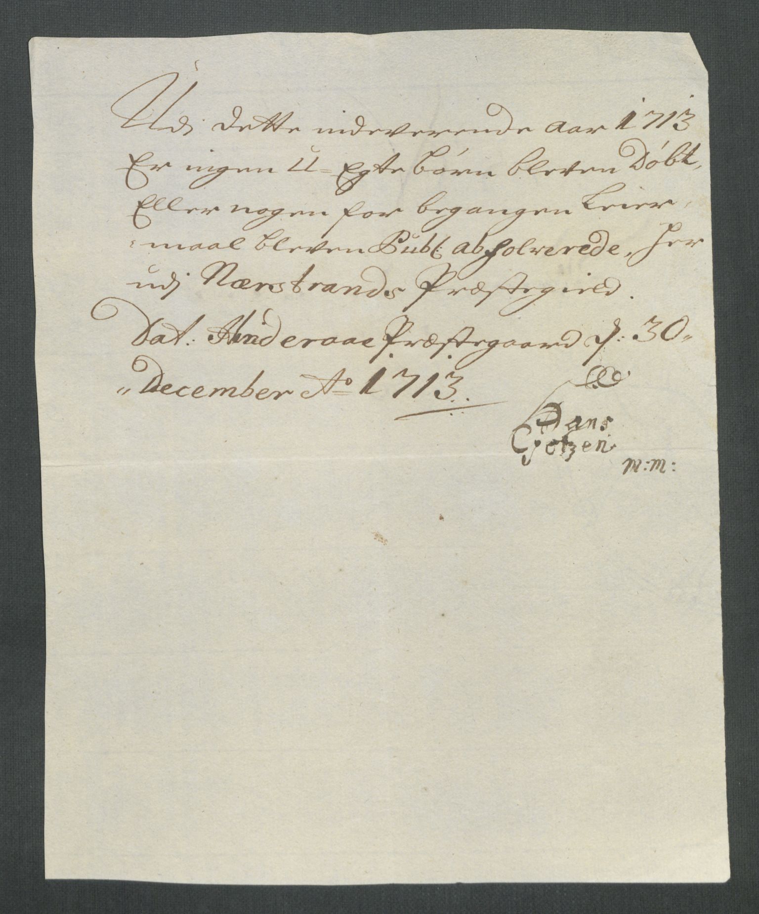 Rentekammeret inntil 1814, Reviderte regnskaper, Fogderegnskap, AV/RA-EA-4092/R47/L2866: Fogderegnskap Ryfylke, 1713, s. 271