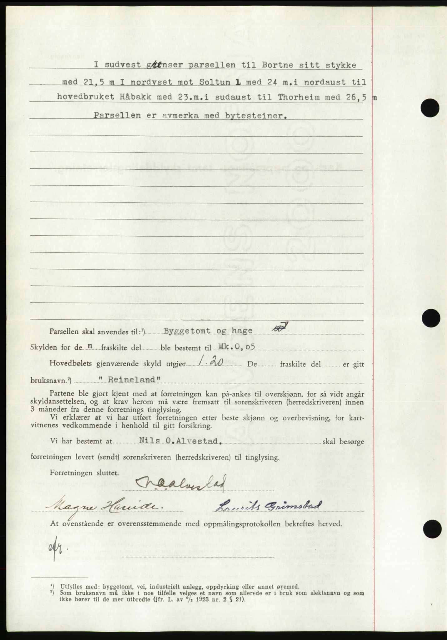 Søre Sunnmøre sorenskriveri, AV/SAT-A-4122/1/2/2C/L0083: Pantebok nr. 9A, 1948-1949, Dagboknr: 1297/1948