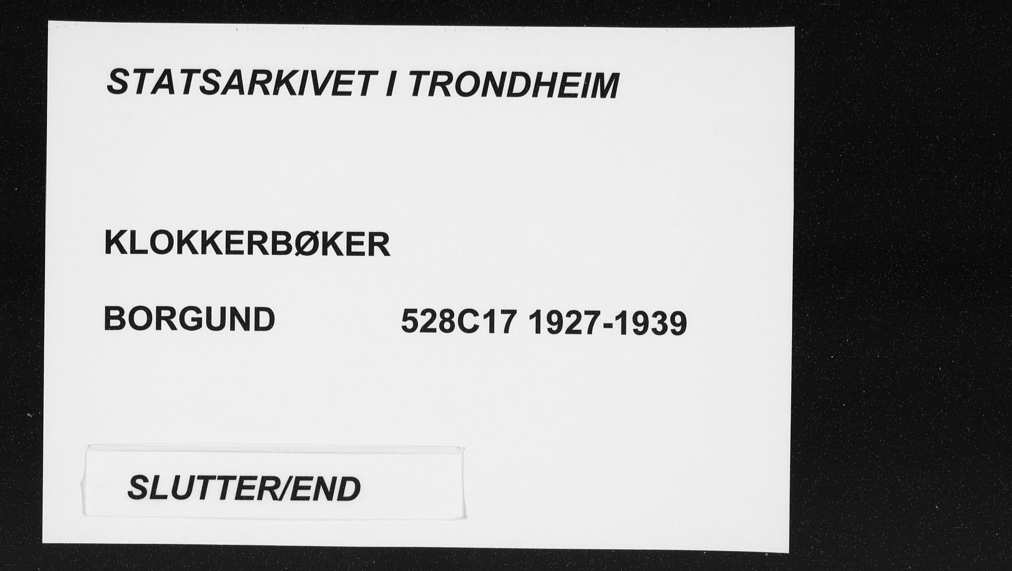 Ministerialprotokoller, klokkerbøker og fødselsregistre - Møre og Romsdal, AV/SAT-A-1454/528/L0436: Klokkerbok nr. 528C17, 1927-1939