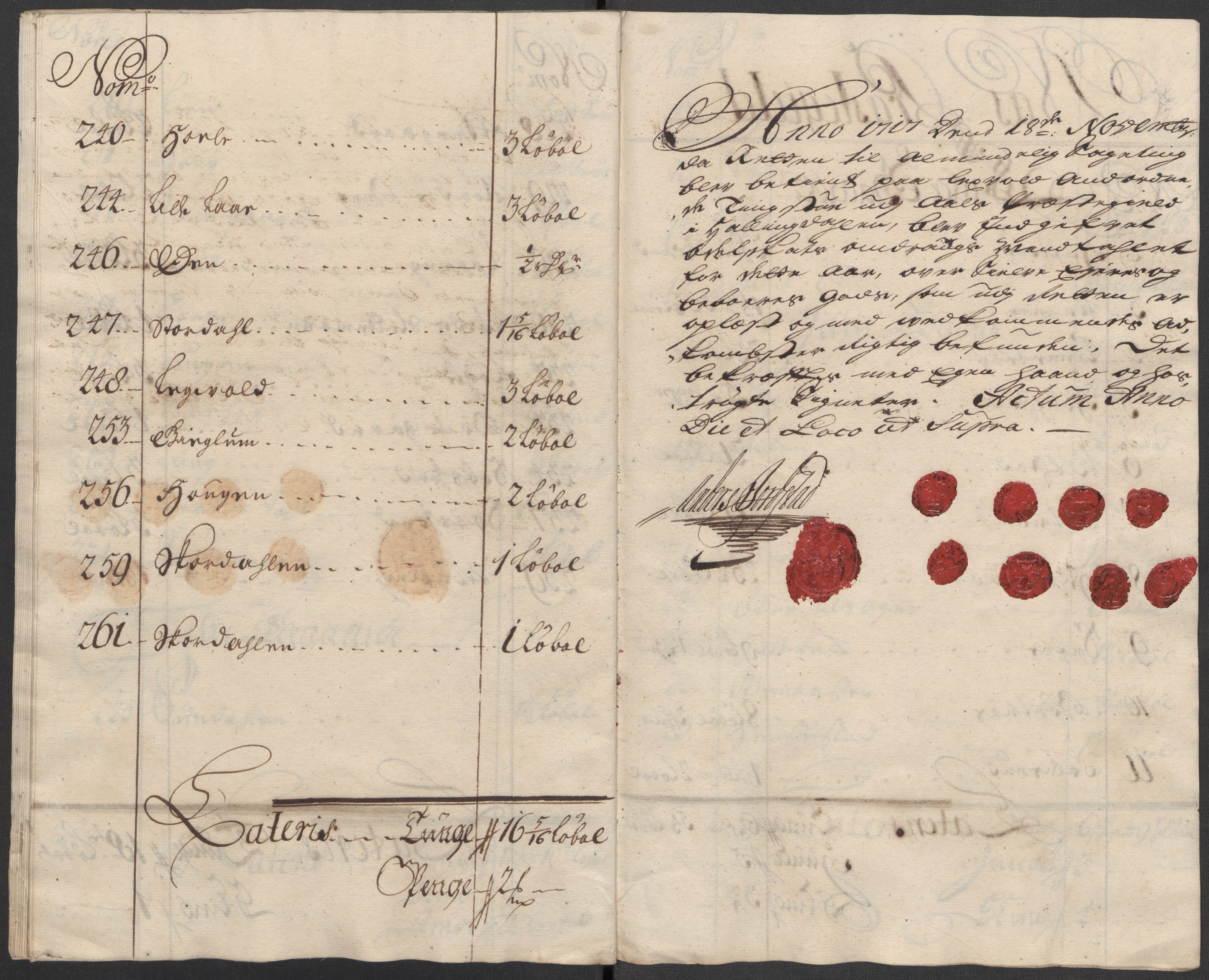 Rentekammeret inntil 1814, Reviderte regnskaper, Fogderegnskap, AV/RA-EA-4092/R23/L1475: Fogderegnskap Ringerike og Hallingdal, 1717, s. 276