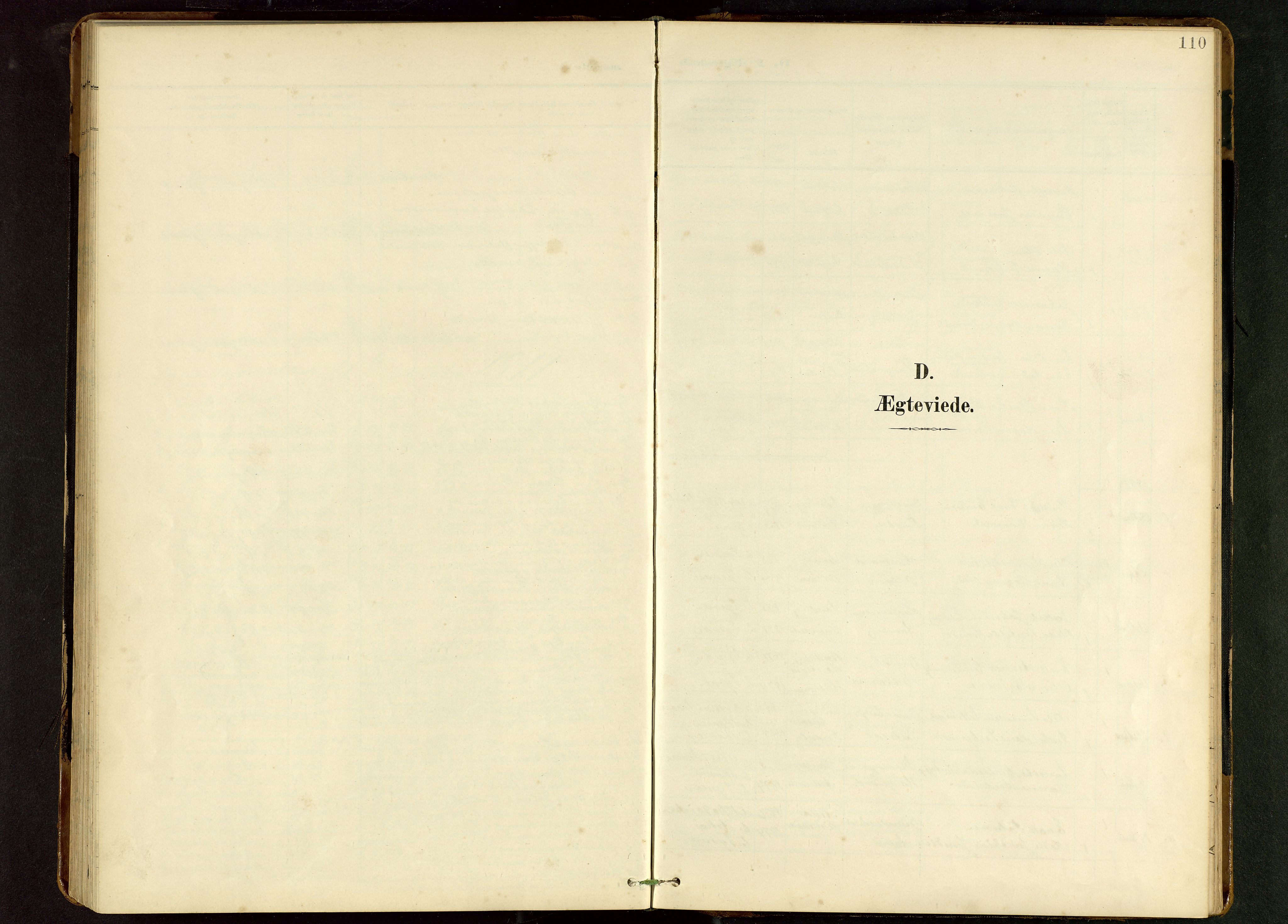 Tysvær sokneprestkontor, AV/SAST-A -101864/H/Ha/Hab/L0010: Klokkerbok nr. B 10, 1897-1912, s. 110