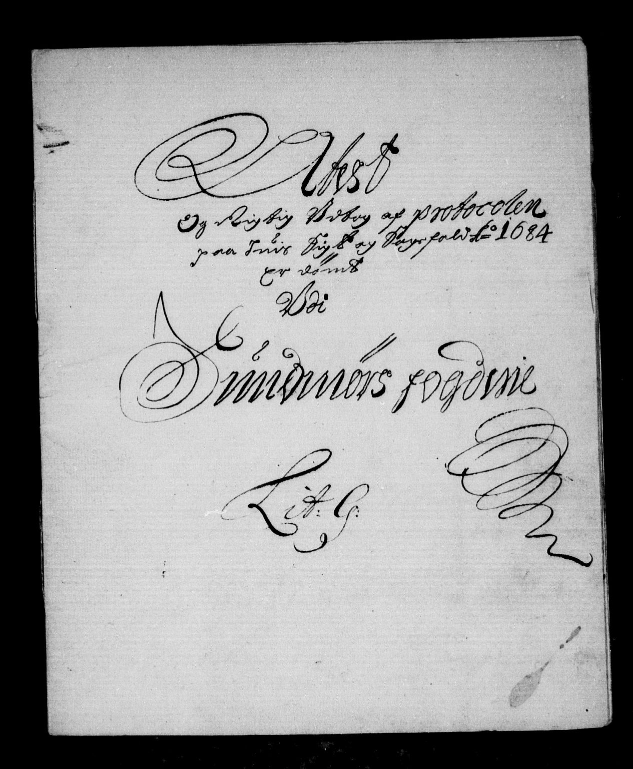 Rentekammeret inntil 1814, Reviderte regnskaper, Stiftamtstueregnskaper, Bergen stiftamt, RA/EA-6043/R/Rc/L0074: Bergen stiftamt, 1684