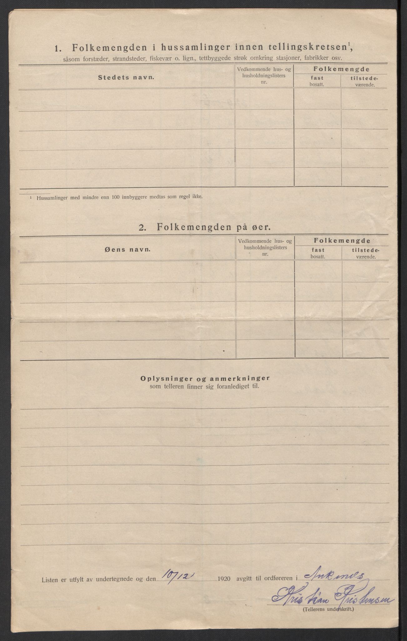 SAT, Folketelling 1920 for 1855 Ankenes herred, 1920, s. 27