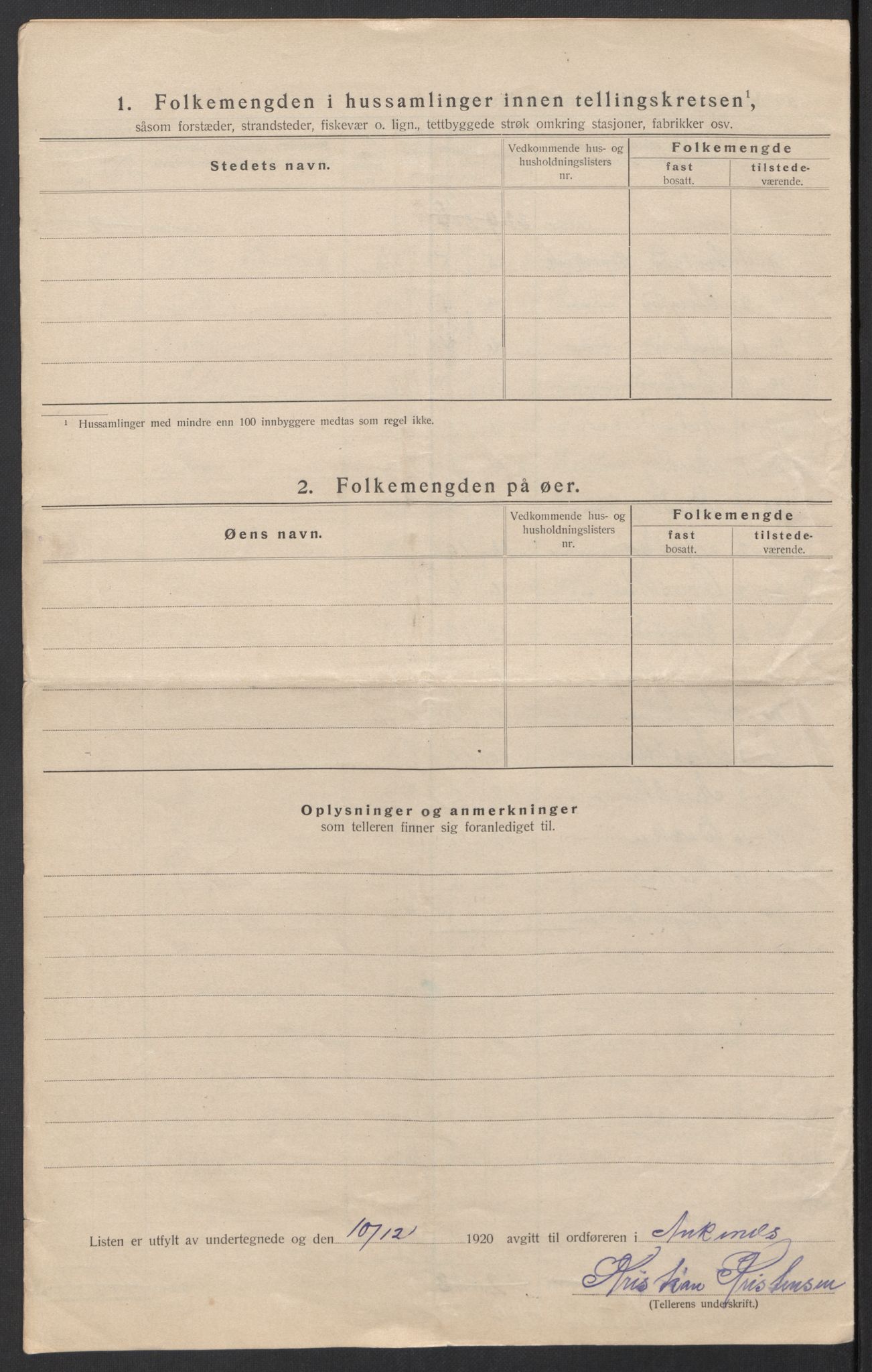 SAT, Folketelling 1920 for 1855 Ankenes herred, 1920, s. 27