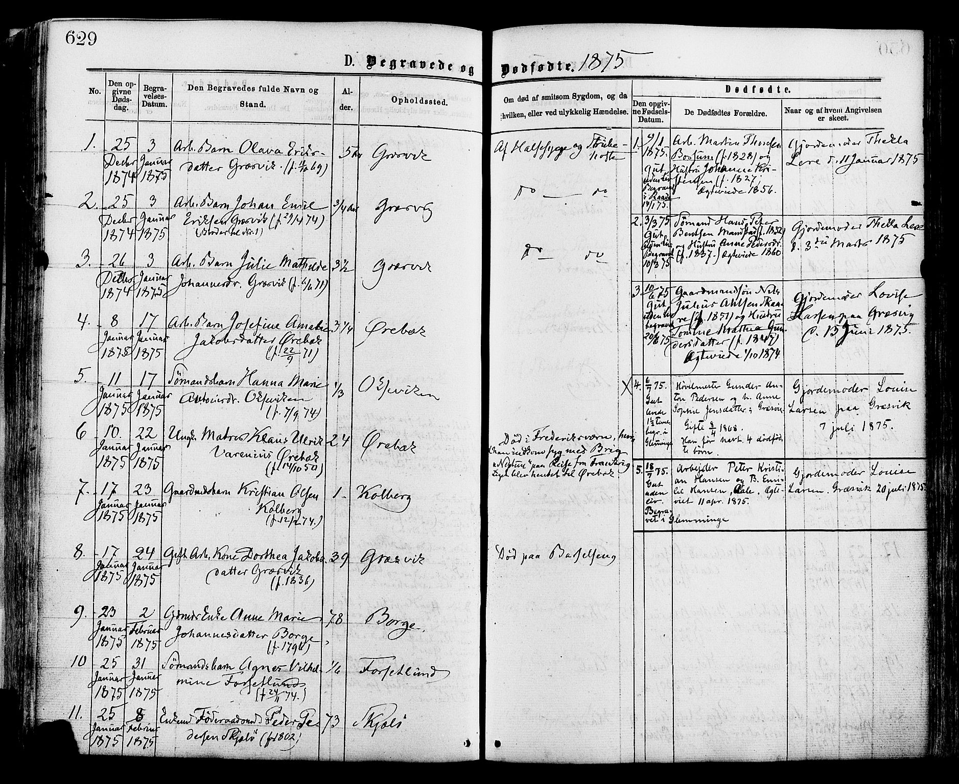 Onsøy prestekontor Kirkebøker, AV/SAO-A-10914/F/Fa/L0004: Ministerialbok nr. I 4, 1861-1877, s. 629